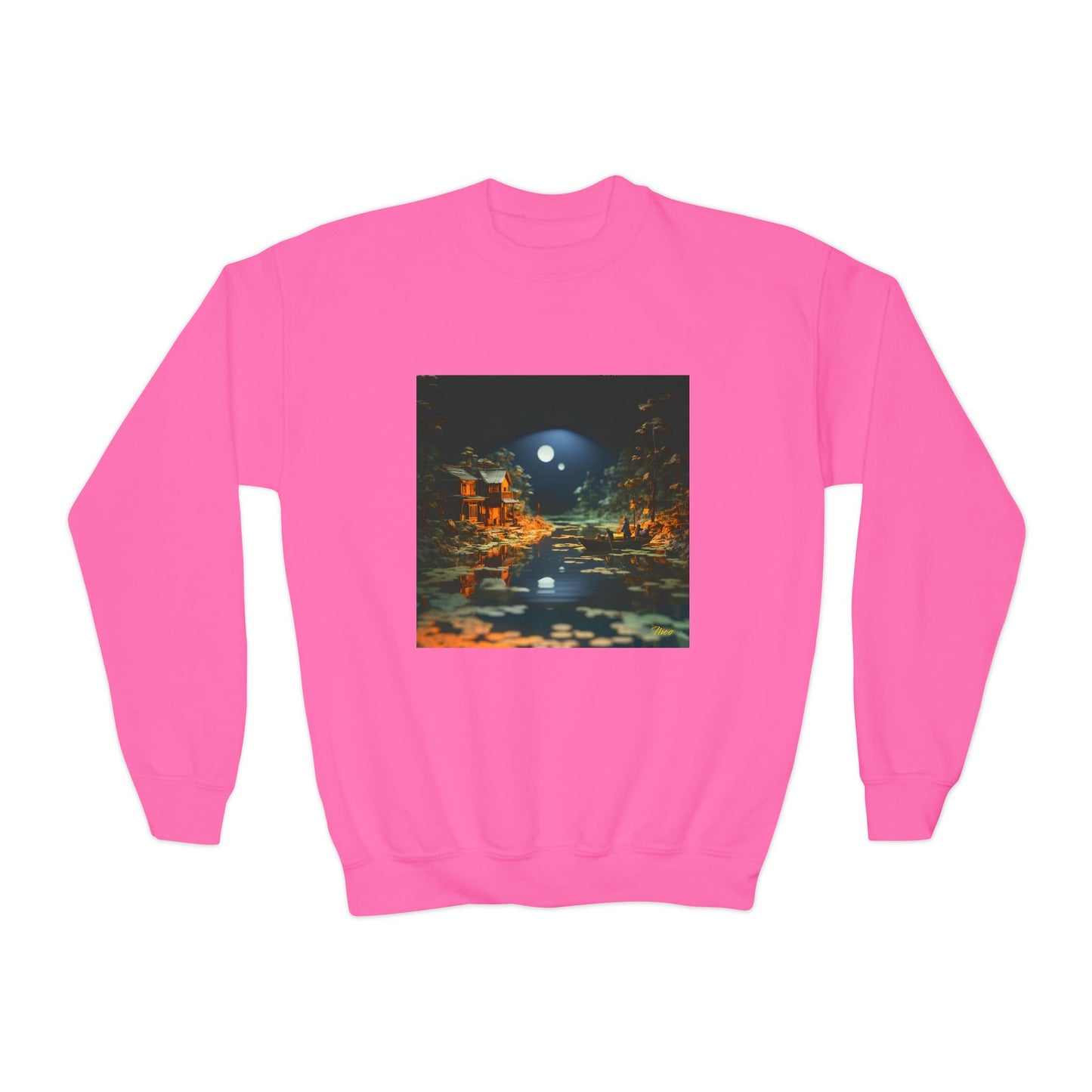 Born On A Bayou Series Print #3 Youth Crewneck Sweatshirt