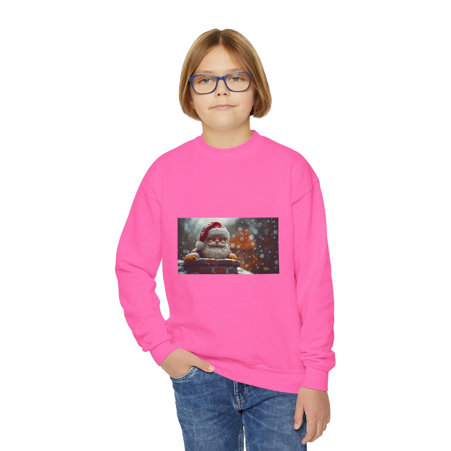 Chirstmas 2024 Series Print #6 Youth Crewneck Sweatshirt