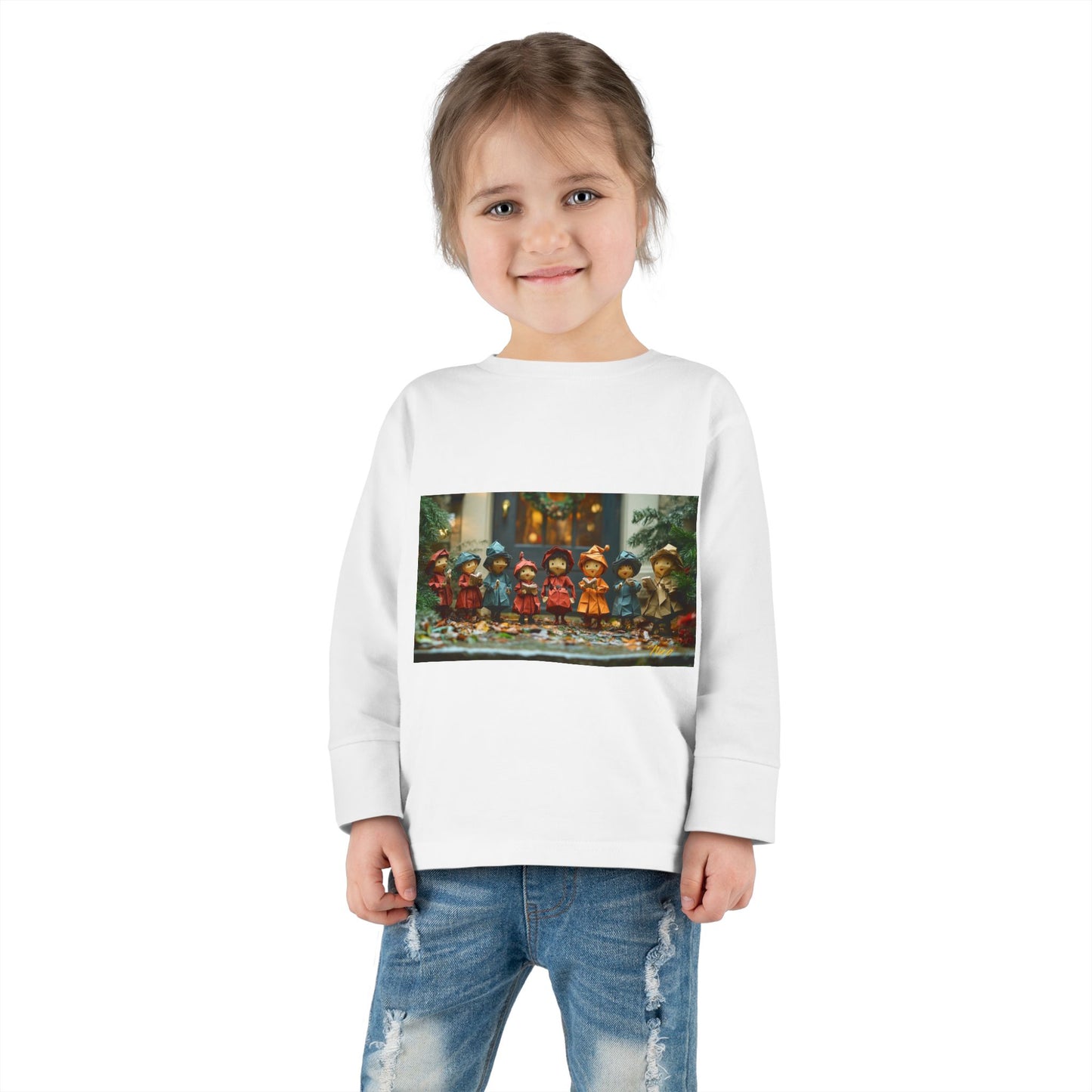 Chirstmas 2024 Series Print #12 Toddler Long Sleeve Tee