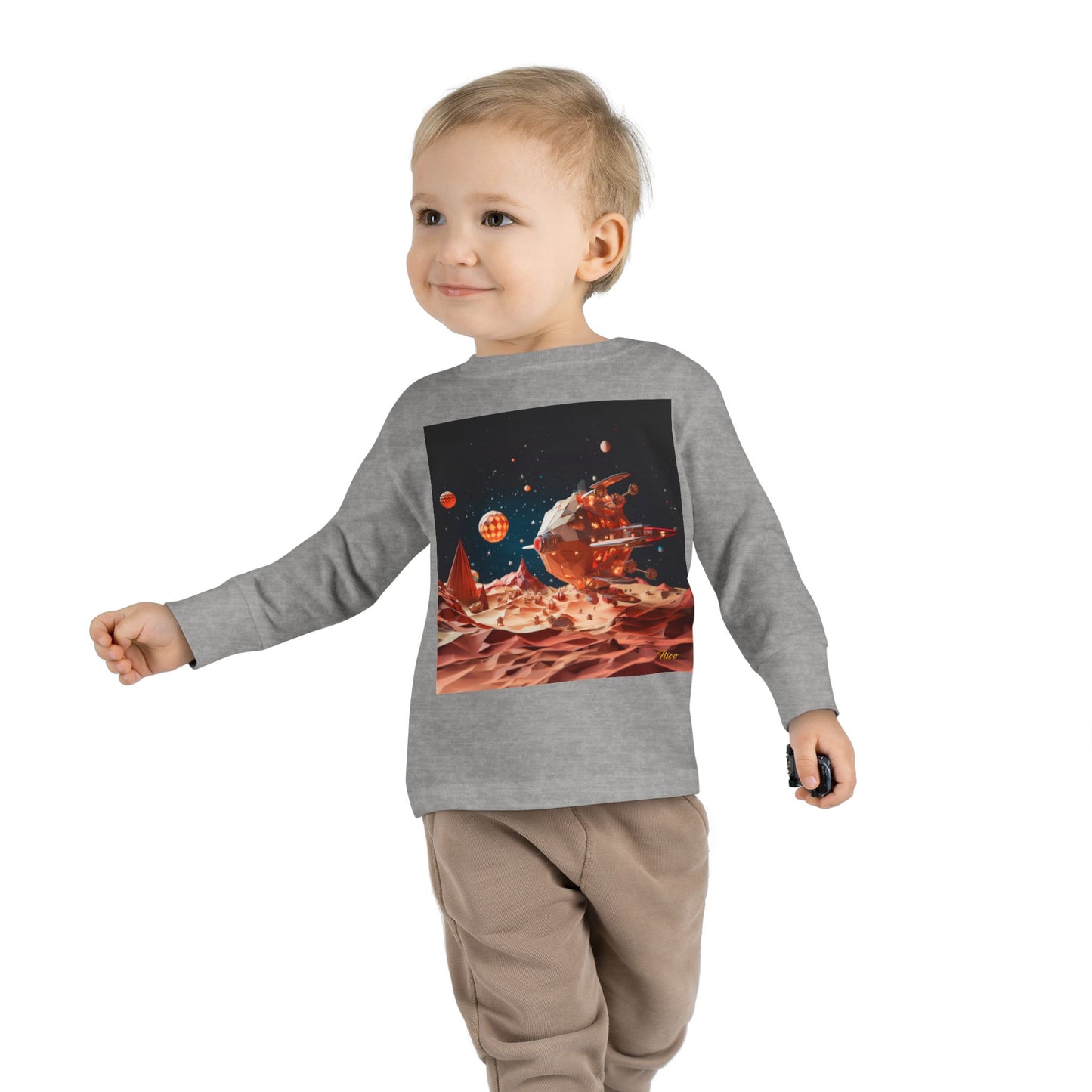 Elons' Dream Series Print #5 Toddler Long Sleeve Tee