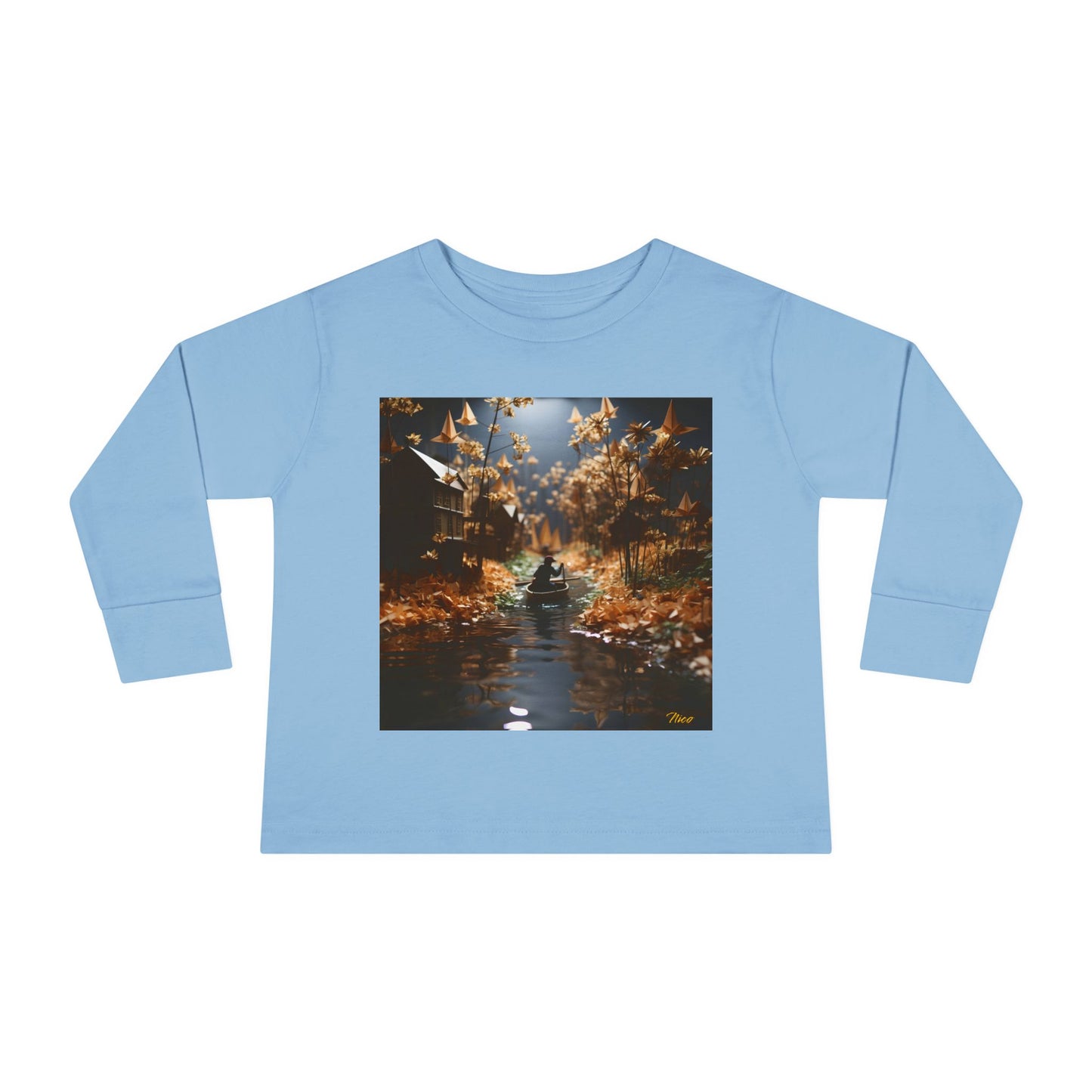 Born On A Bayou Series Print #5 Toddler Long Sleeve Tee