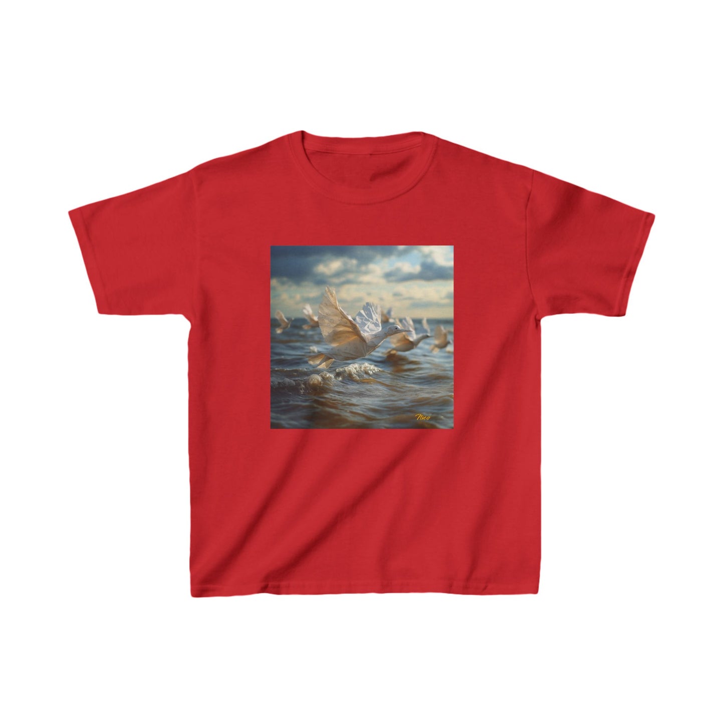 By The Seaside Series Print #7 Kids Heavy Cotton™ Tee