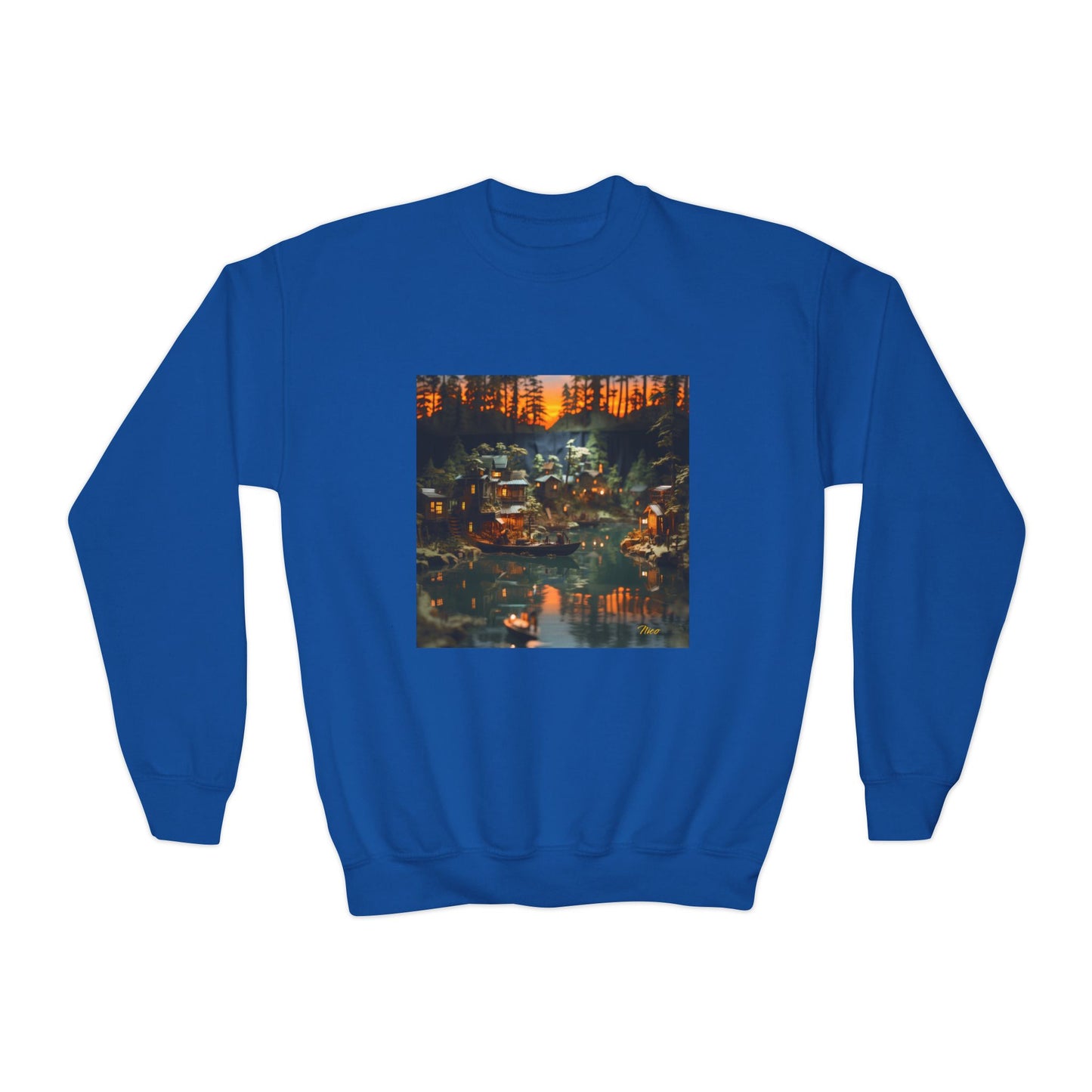 Born On A Bayou Series Print #2 Youth Crewneck Sweatshirt