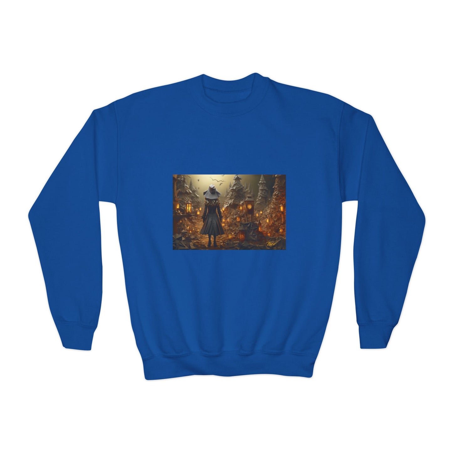 Halloween 2024 Series Print #3 Youth Crewneck Sweatshirt