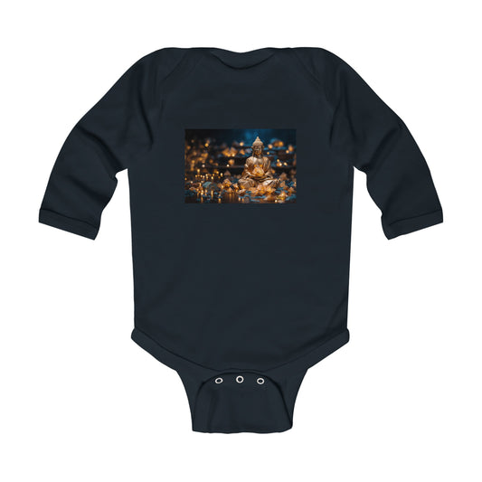 Ascending Buddah Series Print #9 Infant Long Sleeve Bodysuit