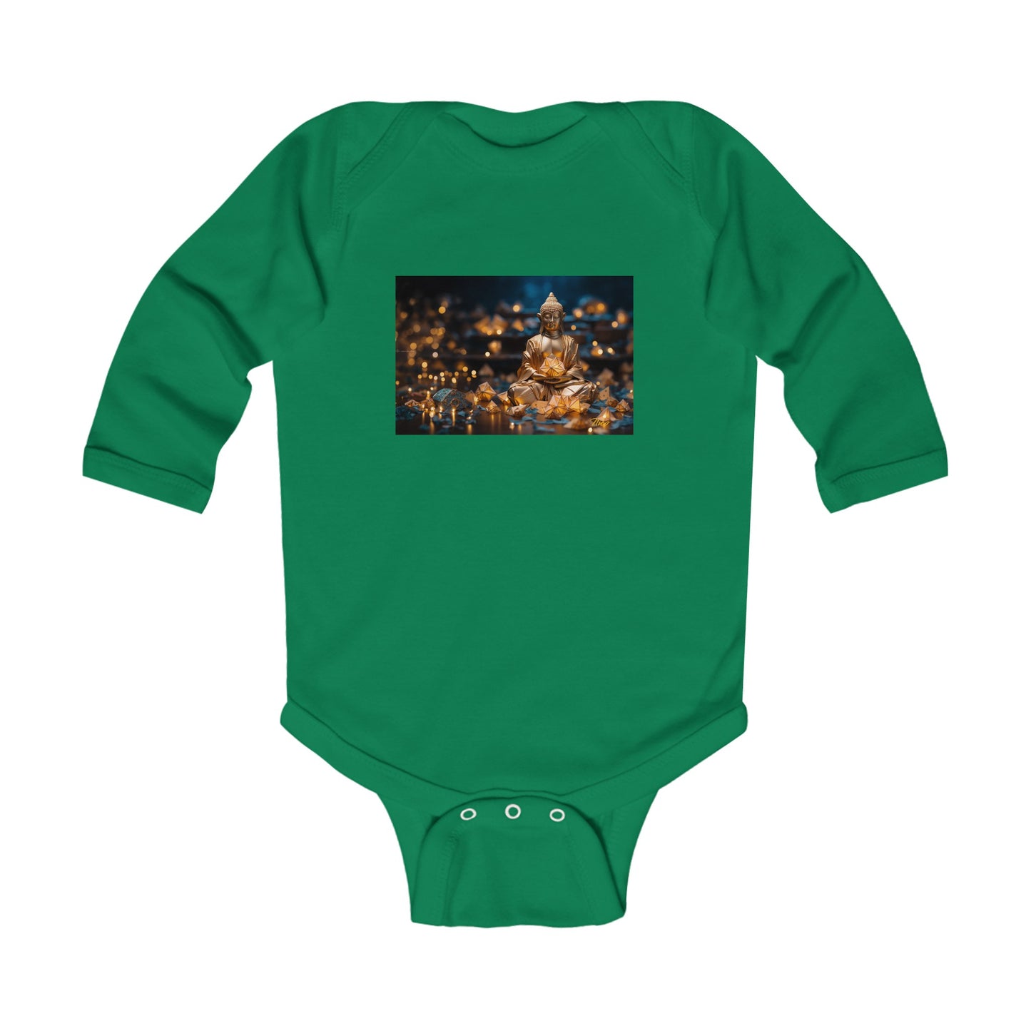 Ascending Buddah Series Print #9 Infant Long Sleeve Bodysuit