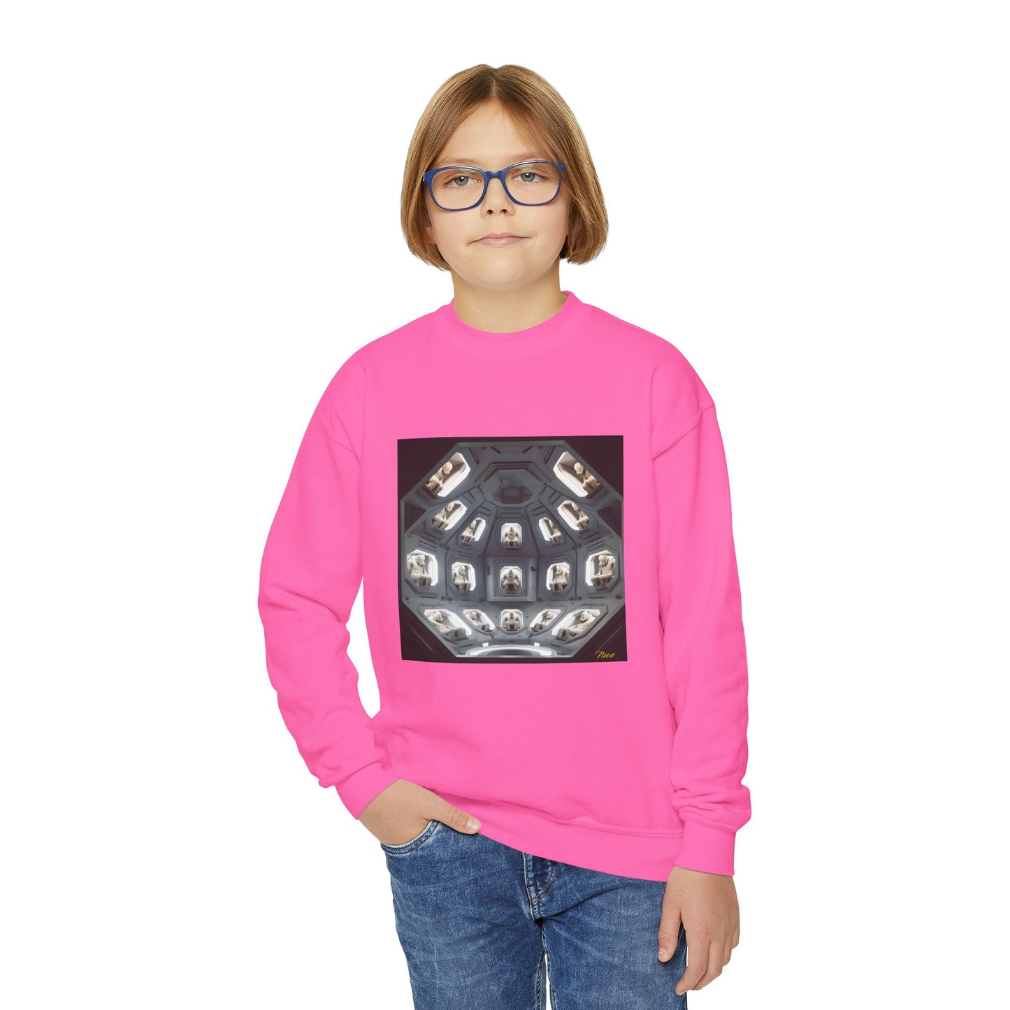 Elons' Dream Series Print #2 Youth Crewneck Sweatshirt