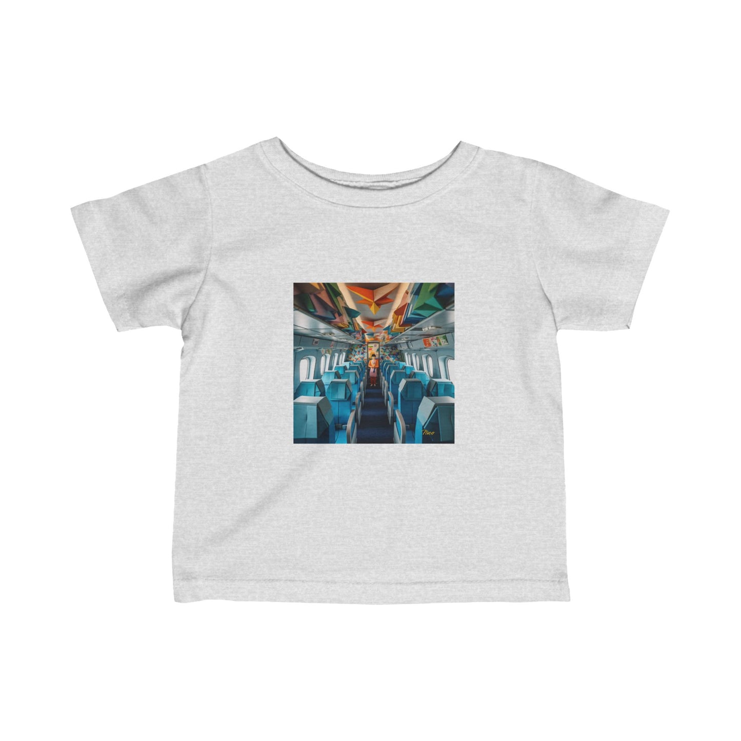 Frequent Flyer Miles Series Print #6 Infant Fine Jersey Tee