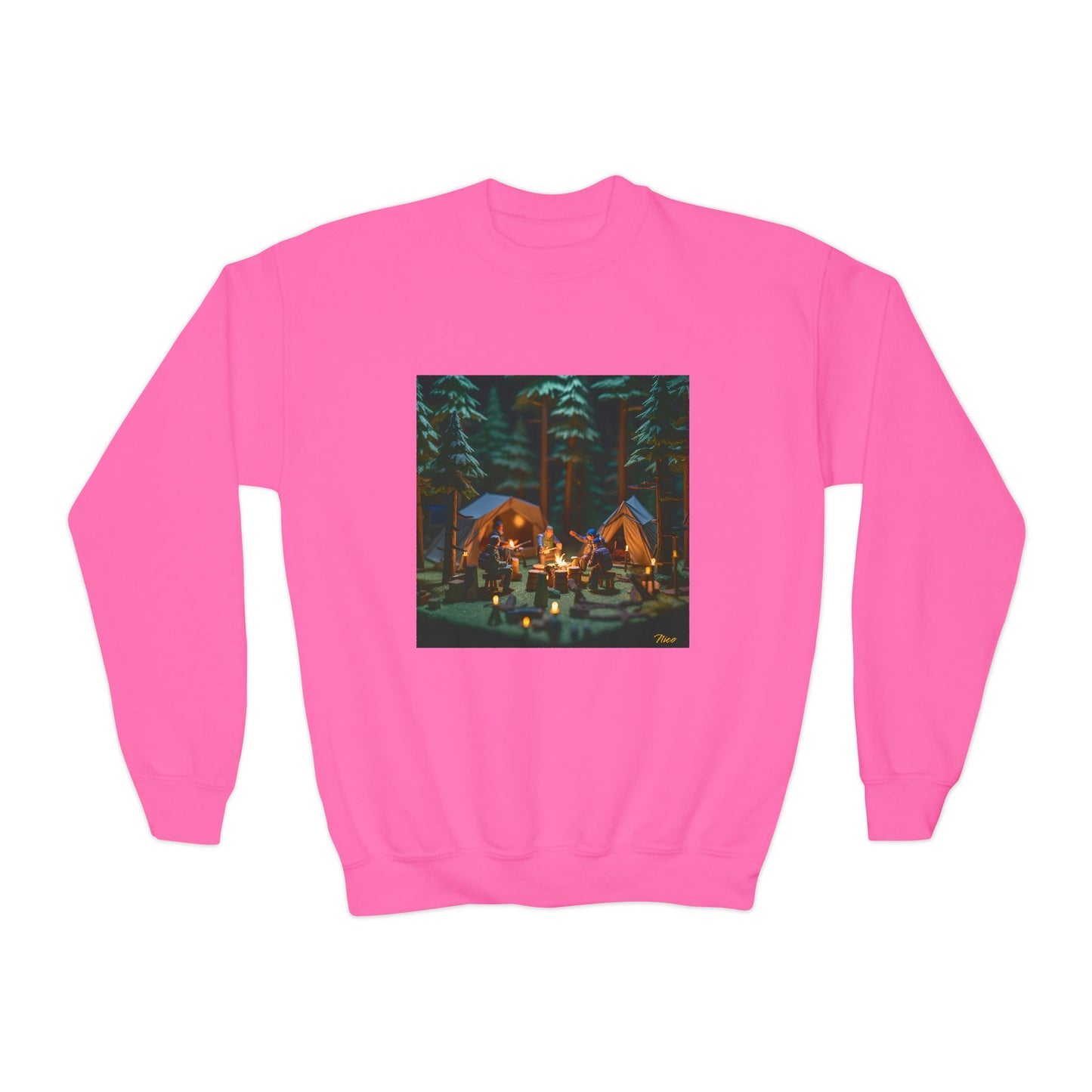 Under The Starry Skies Series Print #10 Youth Crewneck Sweatshirt