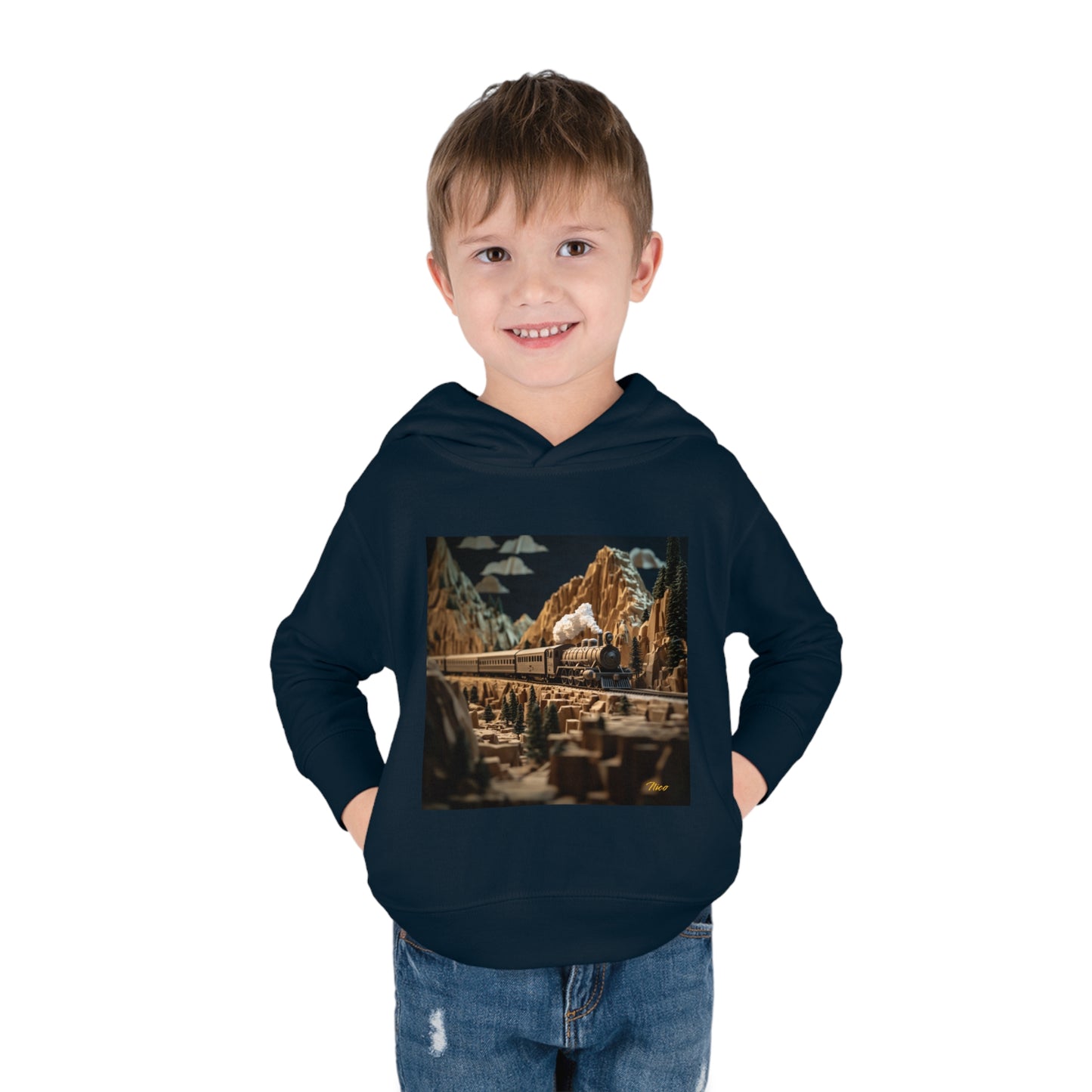 Orient Express Series Print #9 Toddler Pullover Fleece Hoodie