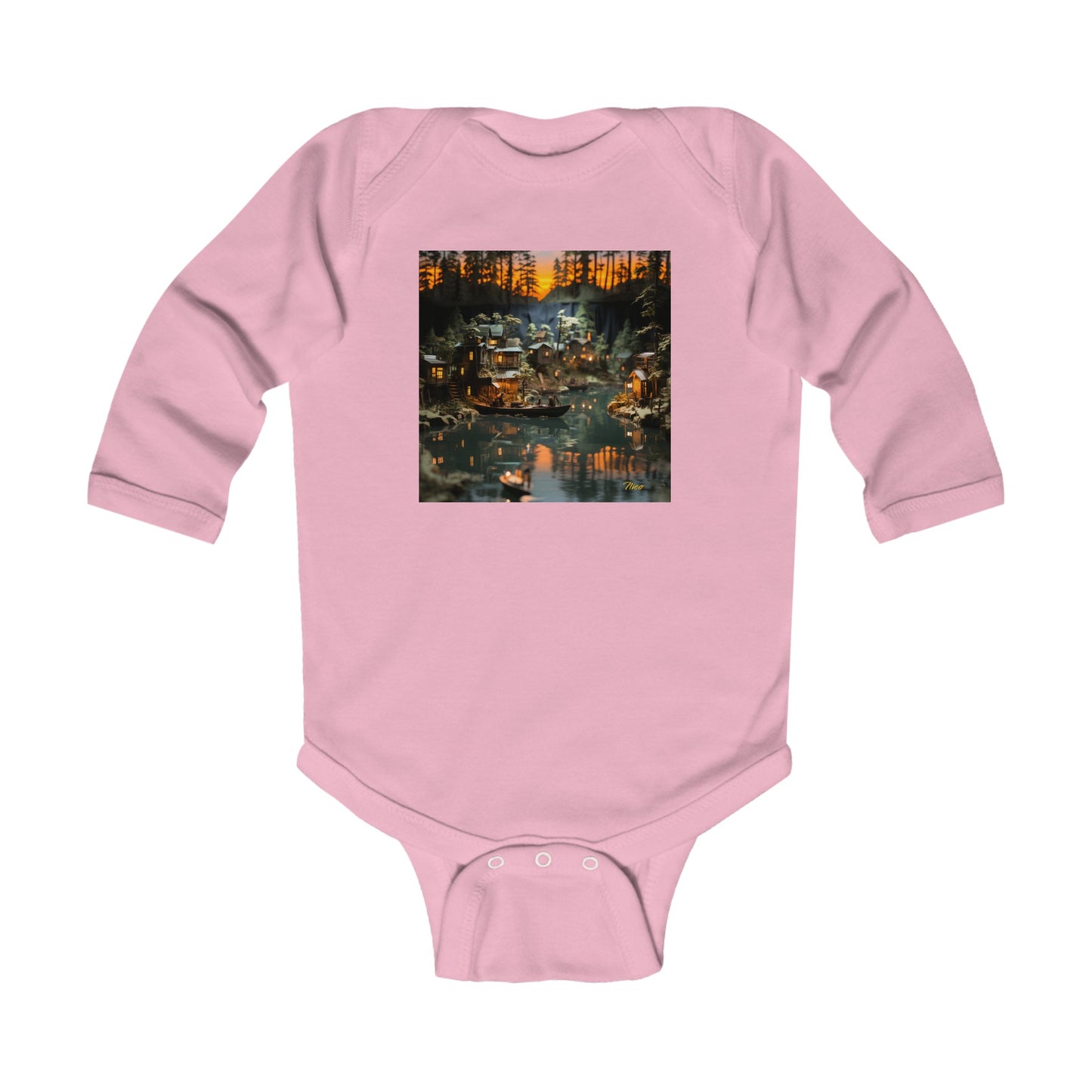 Born On A Bayou Series Print #2 Infant Long Sleeve Bodysuit