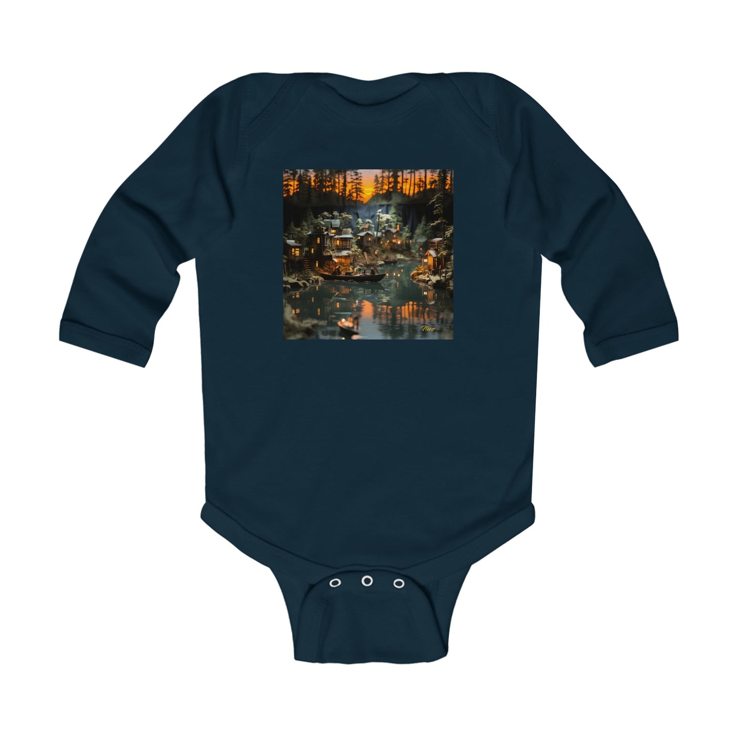 Born On A Bayou Series Print #2 Infant Long Sleeve Bodysuit