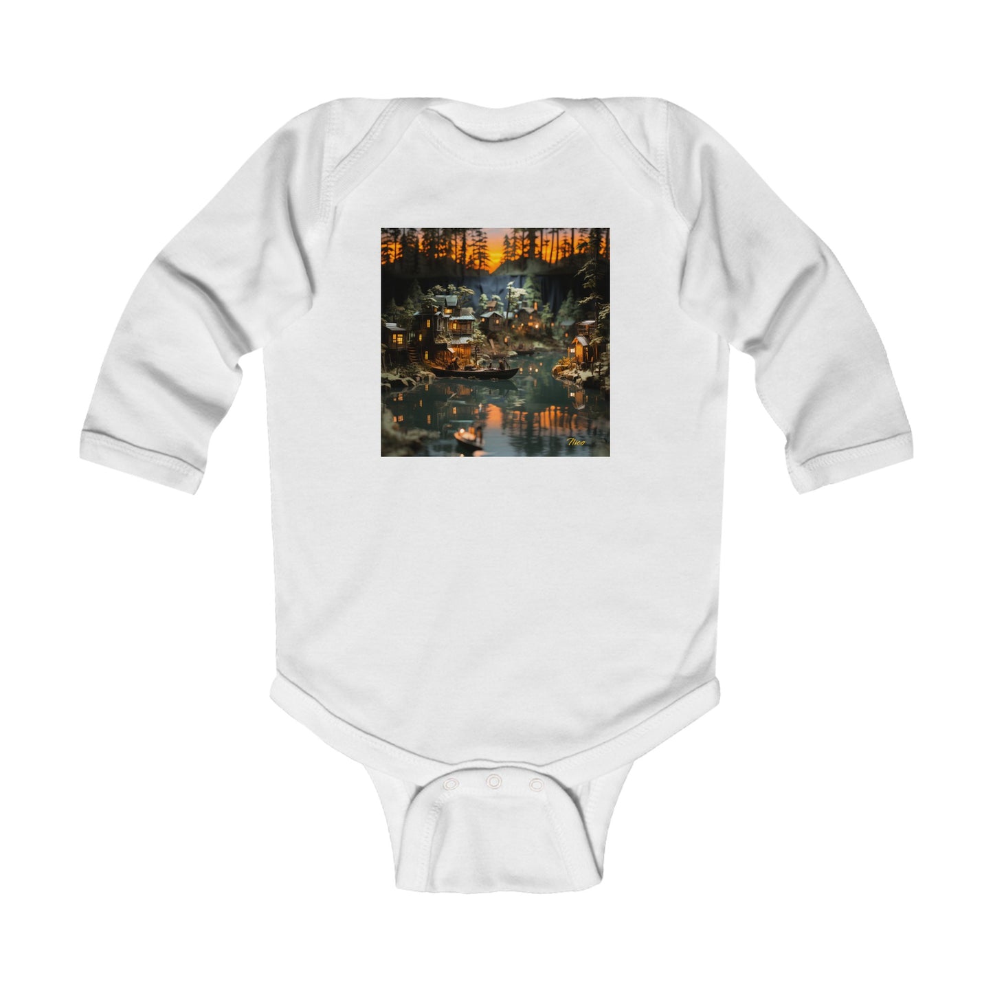 Born On A Bayou Series Print #2 Infant Long Sleeve Bodysuit