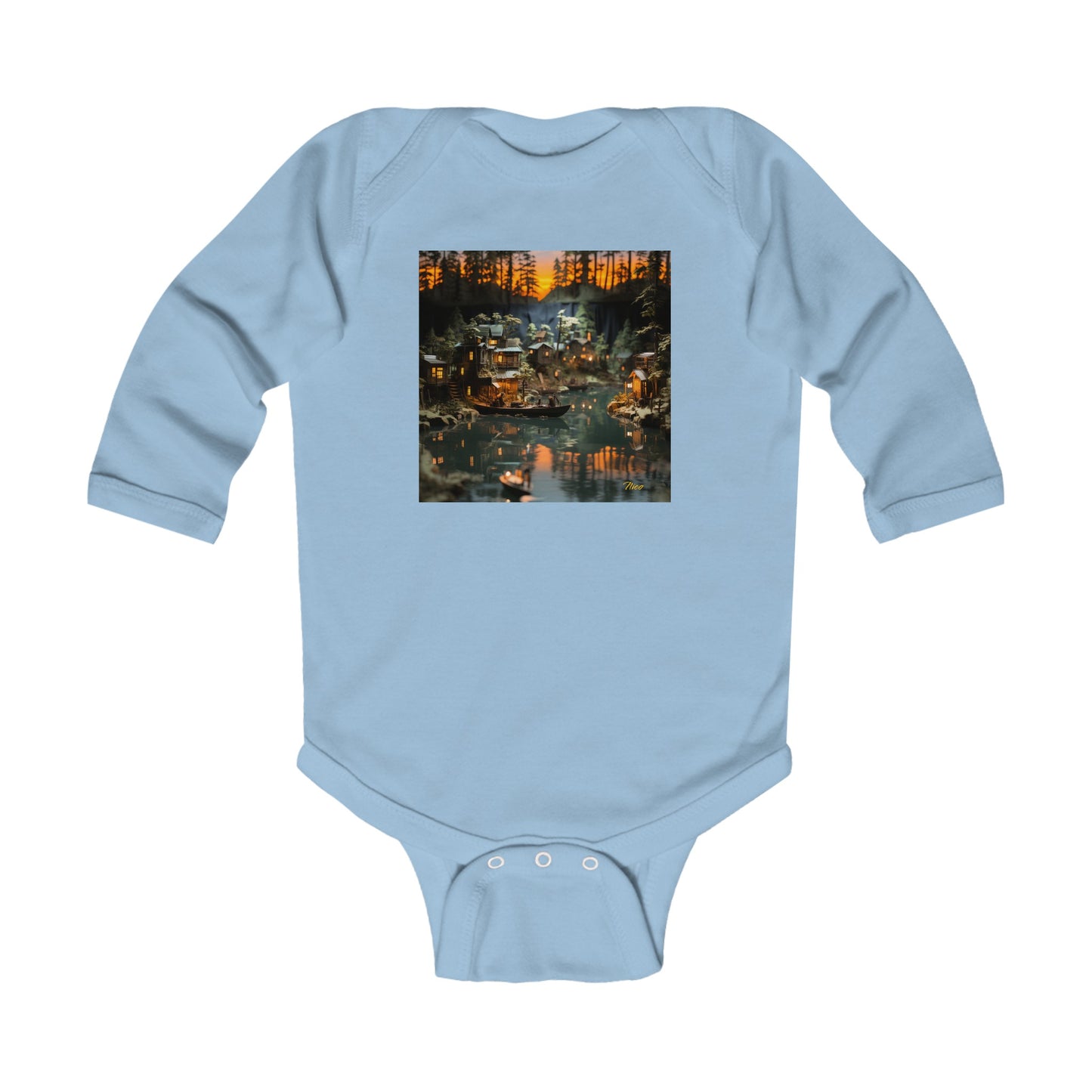 Born On A Bayou Series Print #2 Infant Long Sleeve Bodysuit