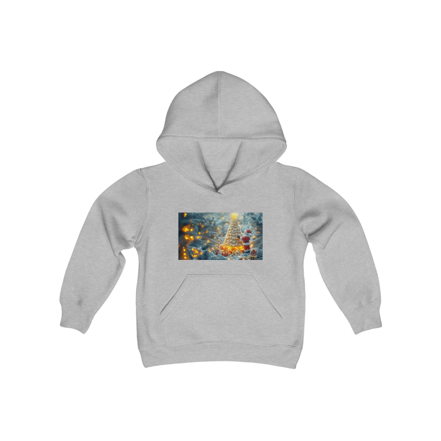 Chirstmas 2024 Series Print #10 Youth Heavy Blend Hooded Sweatshirt