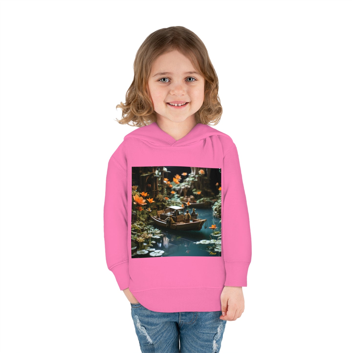 Born On A Bayou Series Print #4 Toddler Pullover Fleece Hoodie