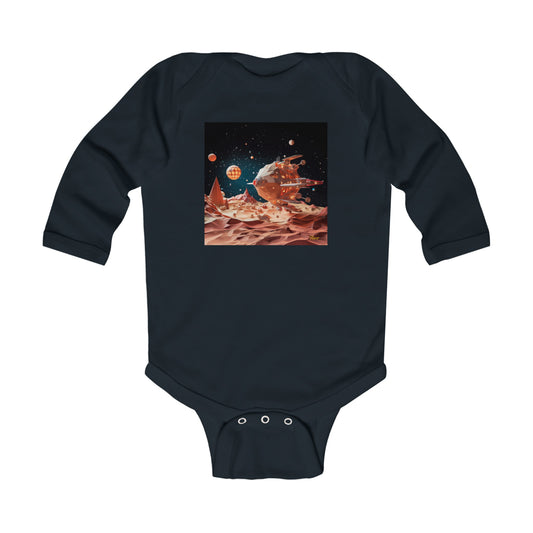 Elons' Dream Series Print #5 Infant Long Sleeve Bodysuit