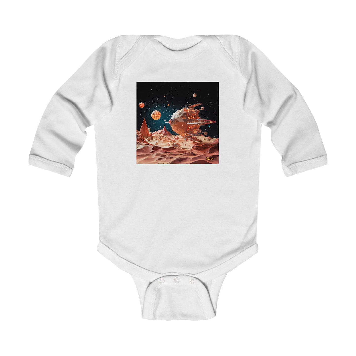 Elons' Dream Series Print #5 Infant Long Sleeve Bodysuit