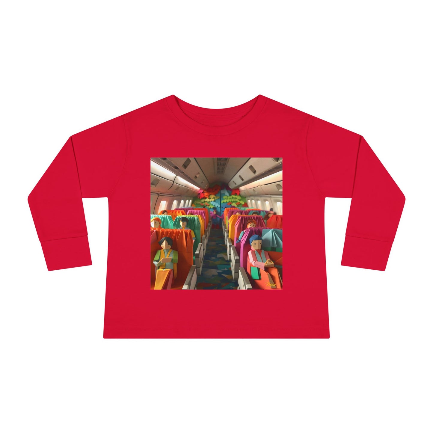 Big Ol' Jet Airliner Series Print #2 Toddler Long Sleeve Tee