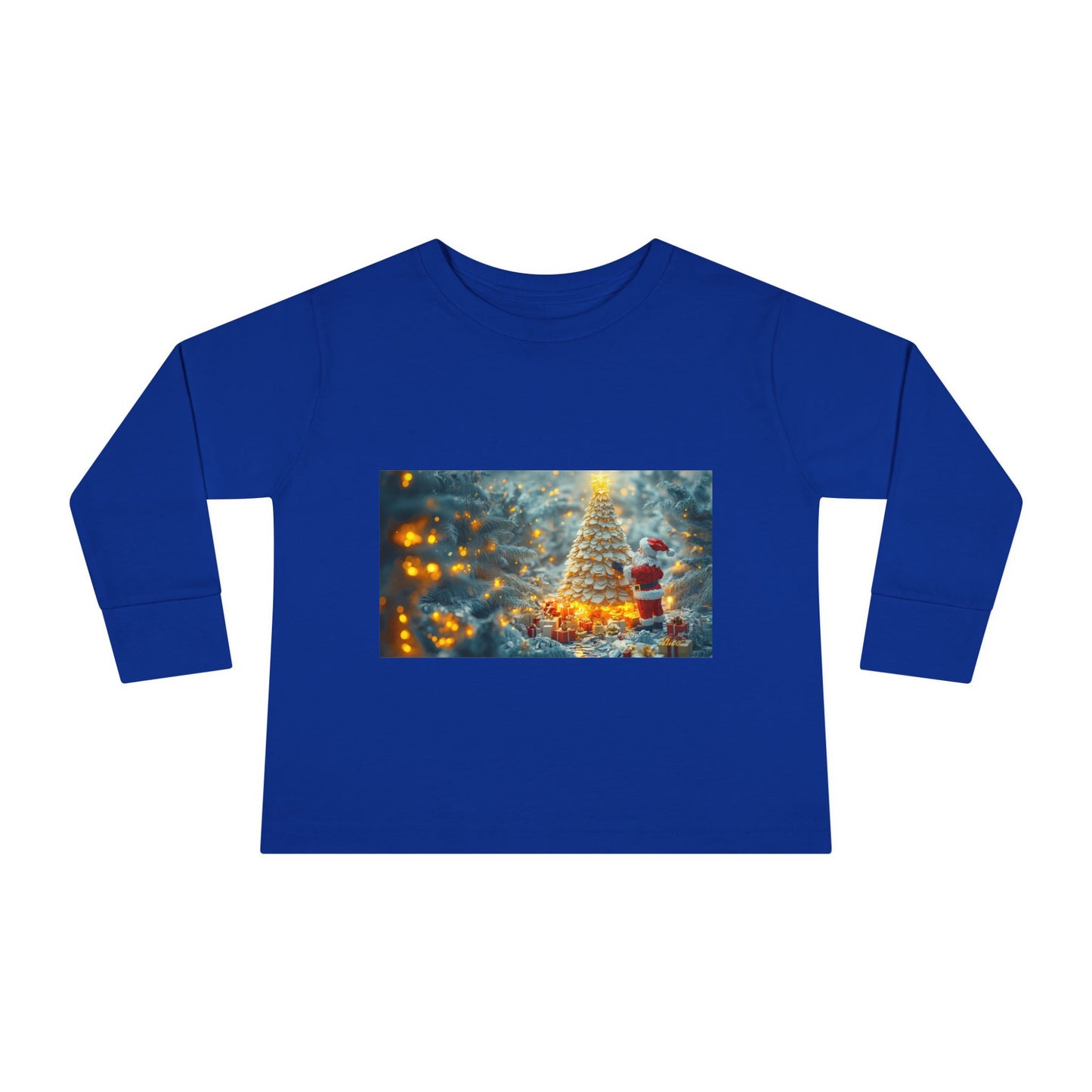 Chirstmas 2024 Series Print #10 Toddler Long Sleeve Tee