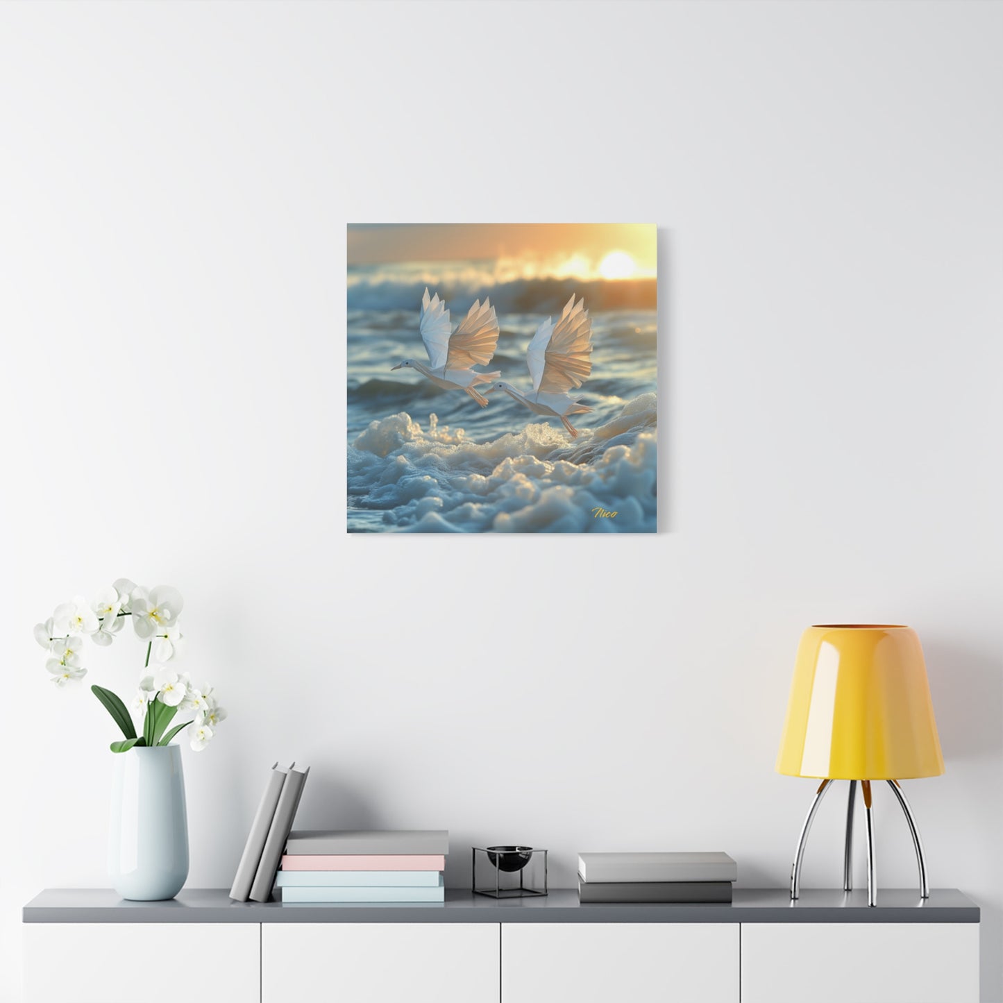 By The Seaside Series Print #5 - Streched Matte Canvas Print, 1.25" Thick