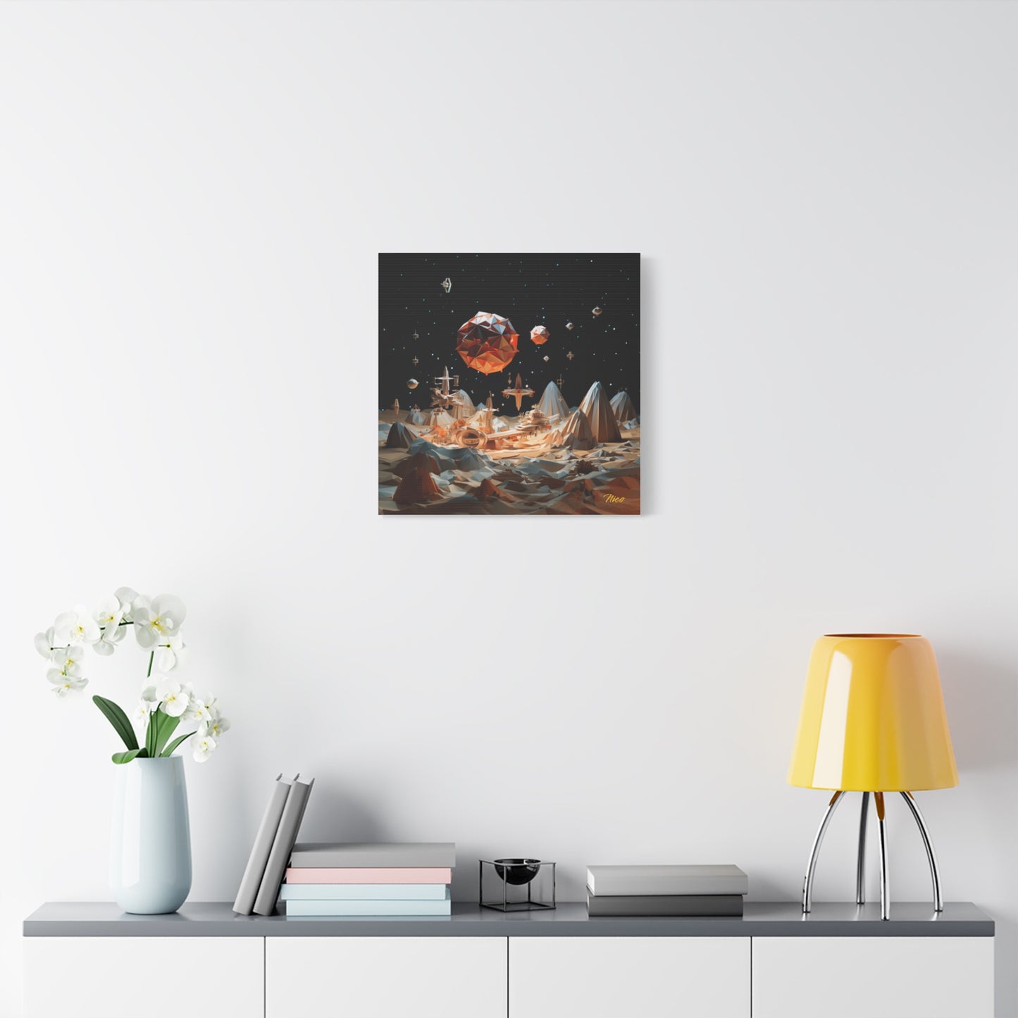 Elons' Dream Series Print #7 - Streched Matte Canvas Print, 1.25" Thick