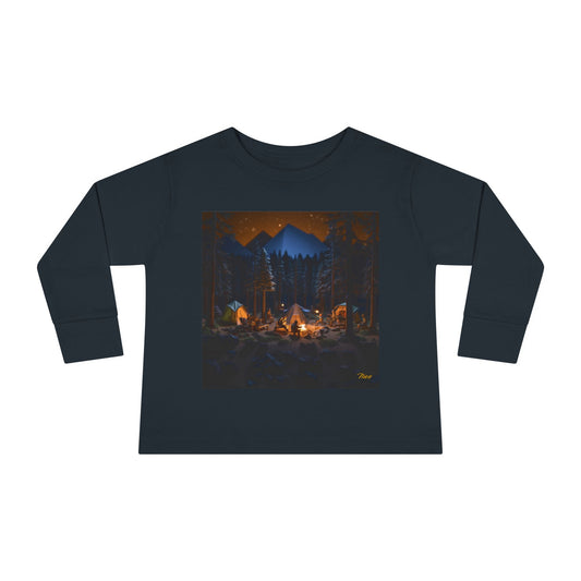 Under The Starry Skies Series Print #1 Toddler Long Sleeve Tee