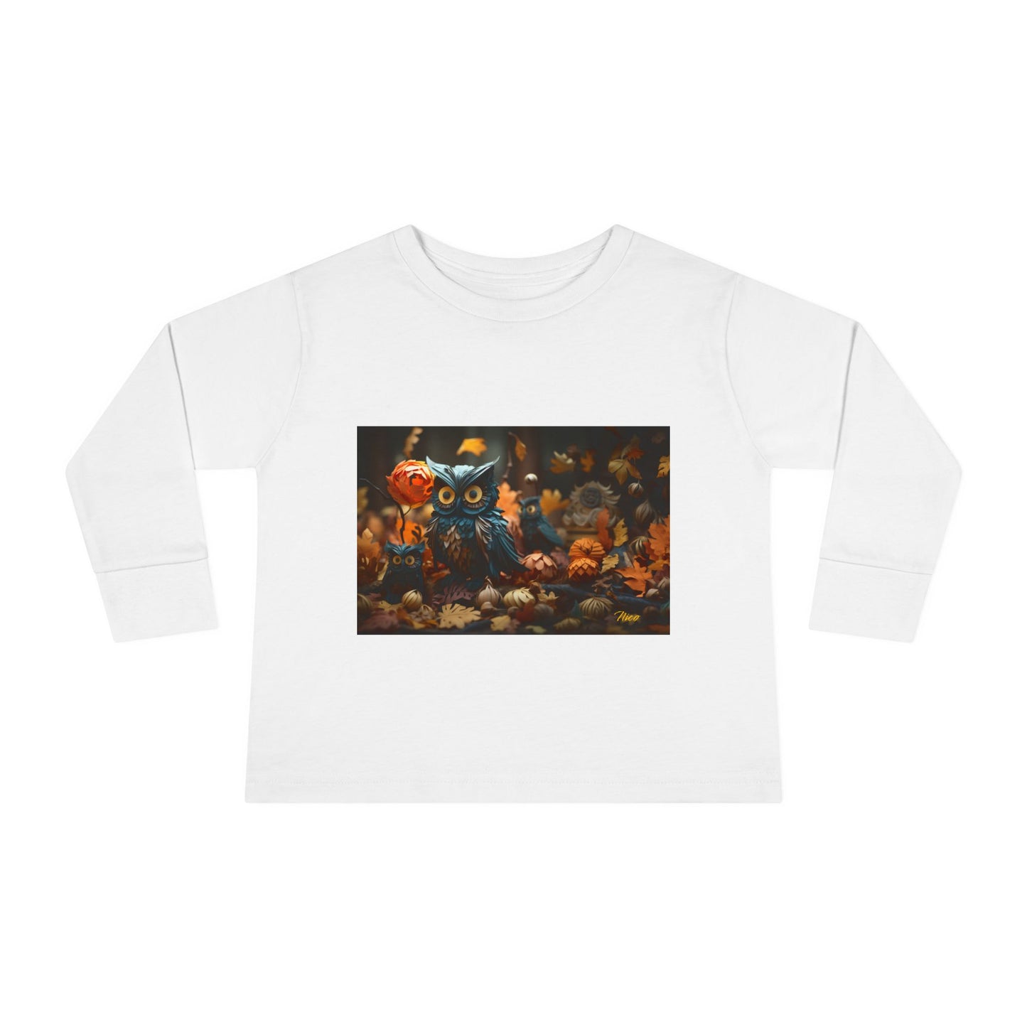 Halloween 2024 Series Print #8 Toddler Long Sleeve Tee