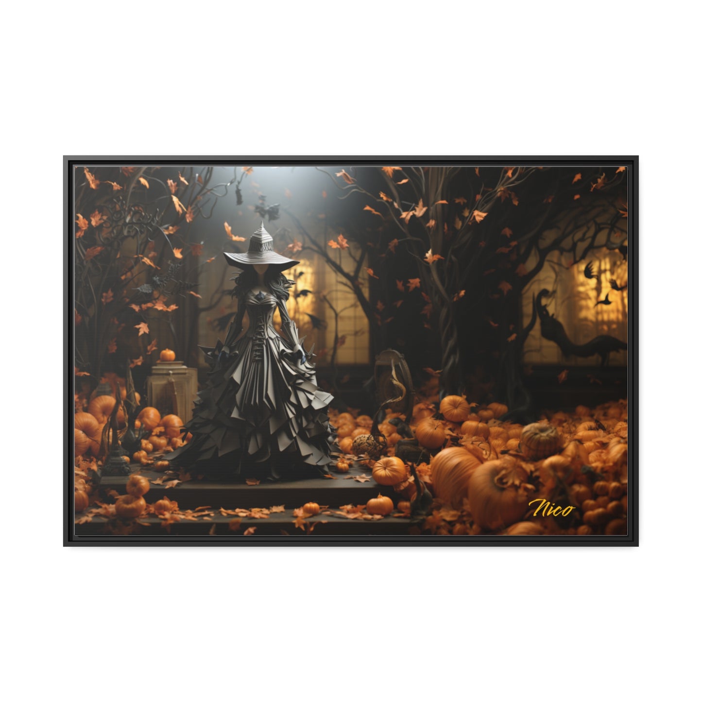 Halloween 2023 Series Print #10 - Black Framed Canvas Print