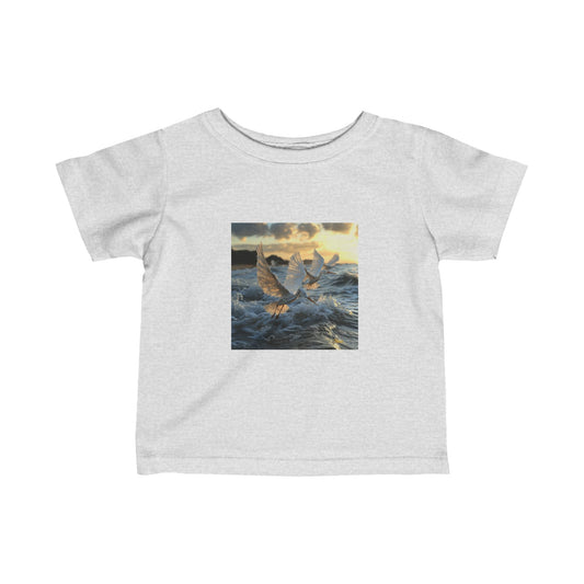 By The Seaside Series Print #10 Infant Fine Jersey Tee