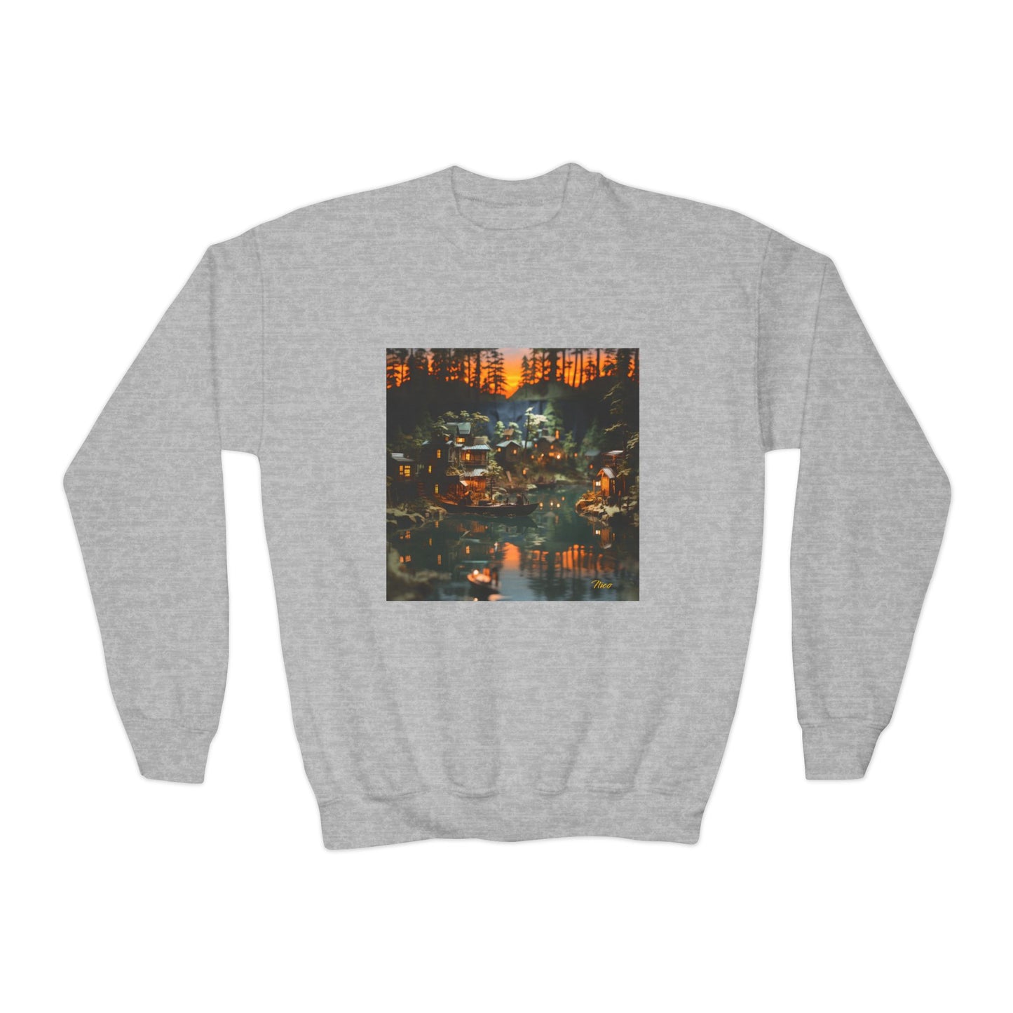 Born On A Bayou Series Print #2 Youth Crewneck Sweatshirt