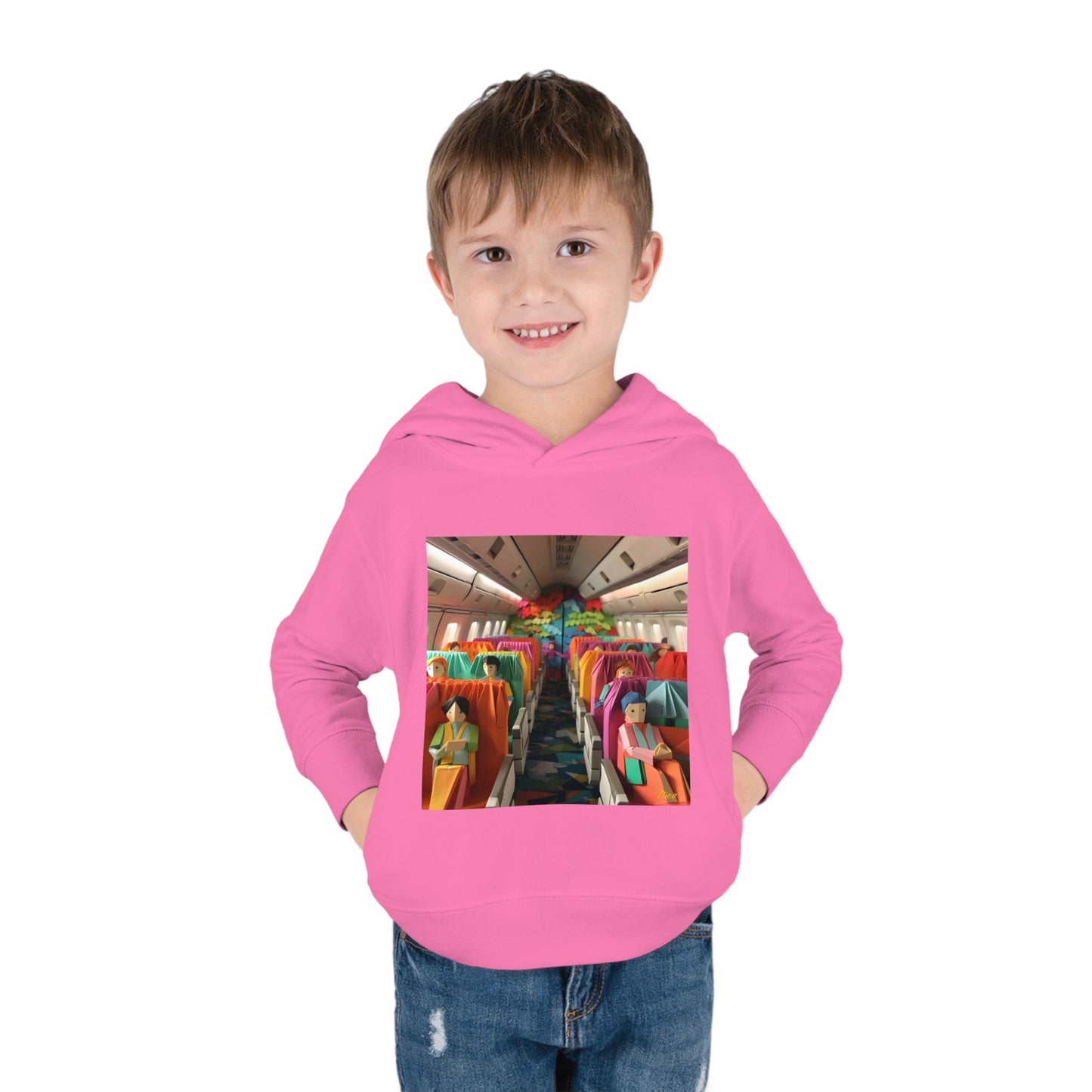 Frequent Flyer Miles Series Print #2 Toddler Pullover Fleece Hoodie