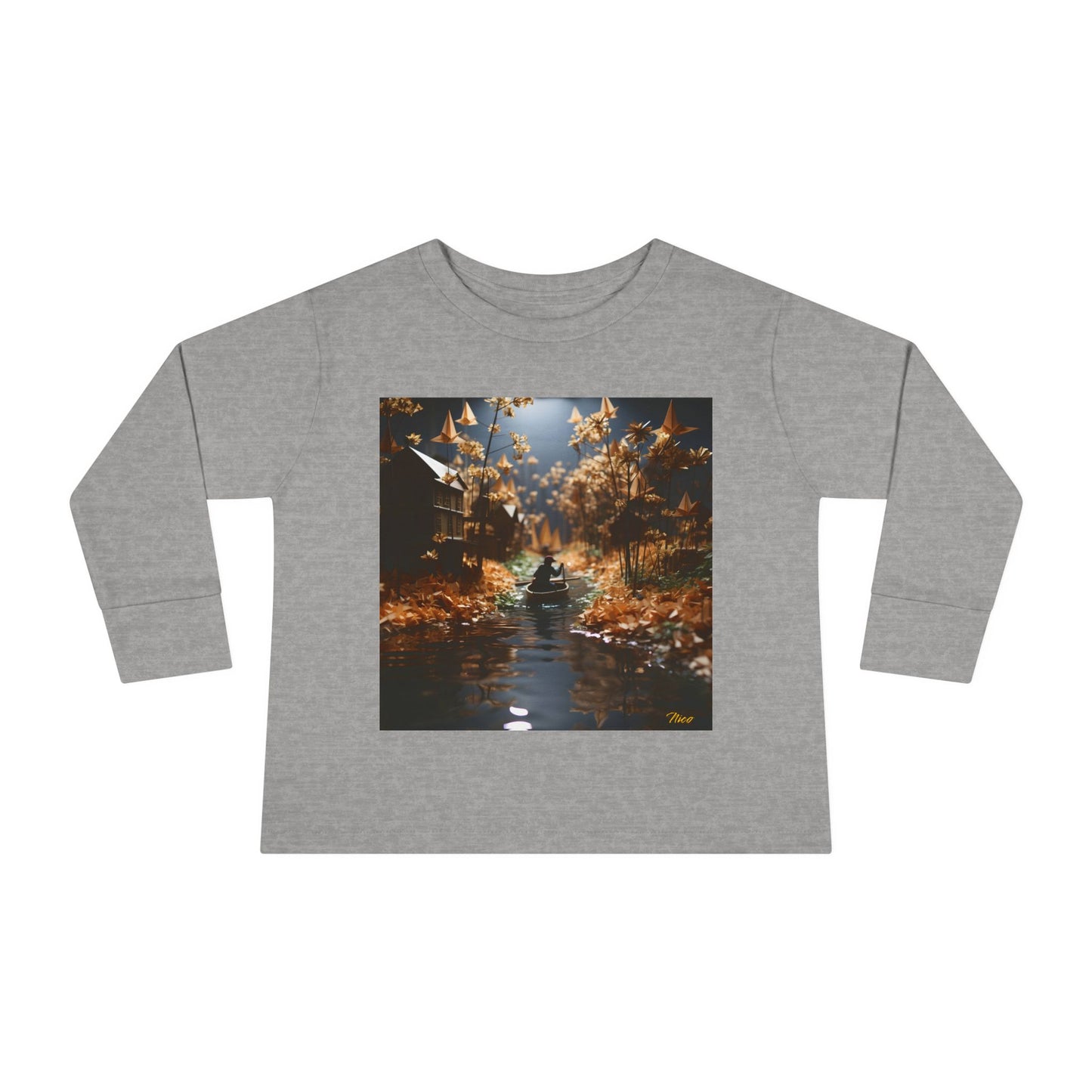 Born On A Bayou Series Print #5 Toddler Long Sleeve Tee