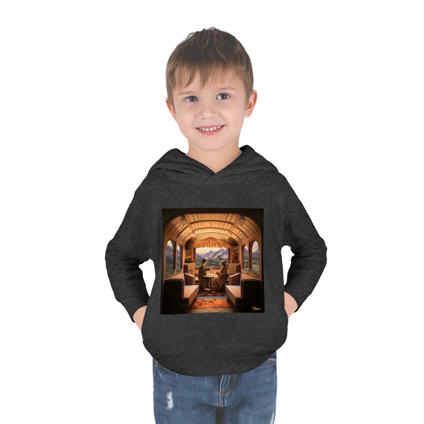 Orient Express Series Print #10 Toddler Pullover Fleece Hoodie