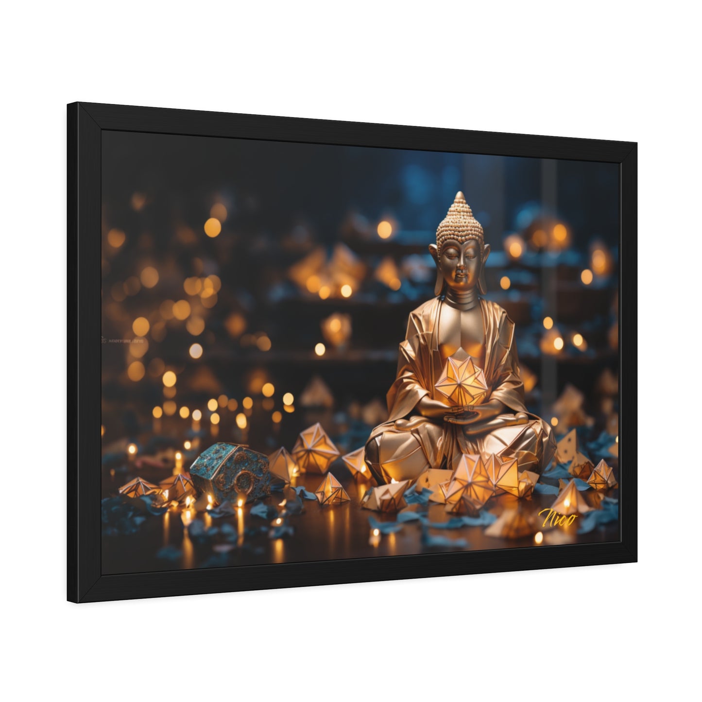 Ascending Buddha Series Print #9 - Framed Fine Art Paper Print