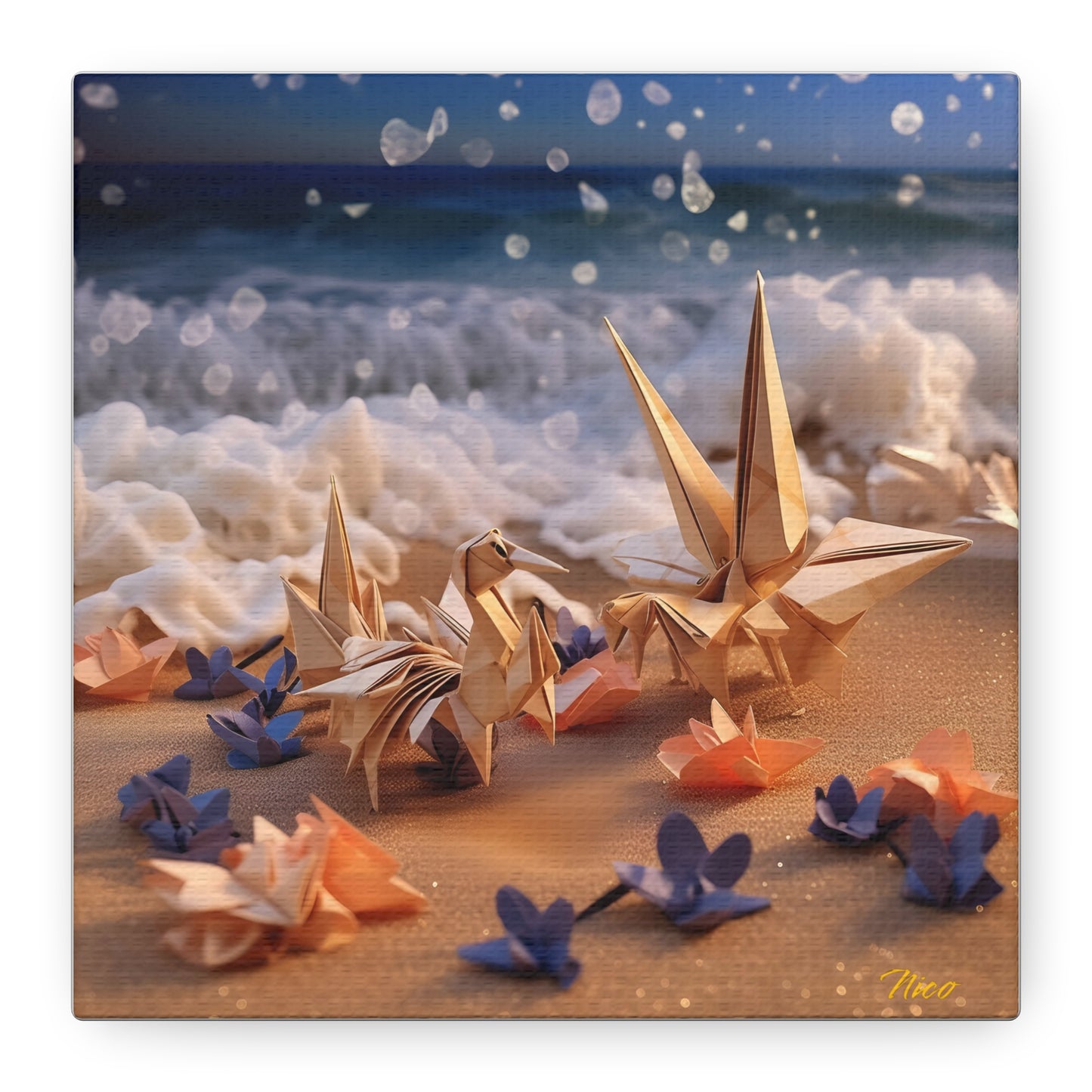 By The Seaside Series Print #10 - Streched Matte Canvas Print, 1.25" Thick