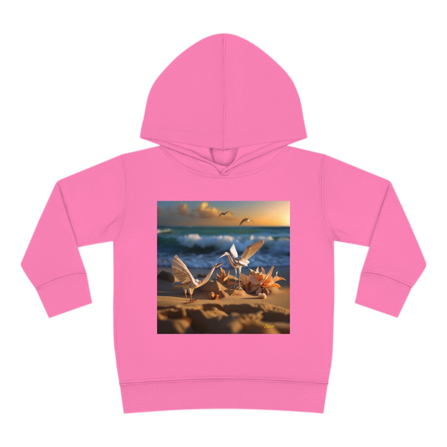 By The Seaside Series Print #3 Toddler Pullover Fleece Hoodie