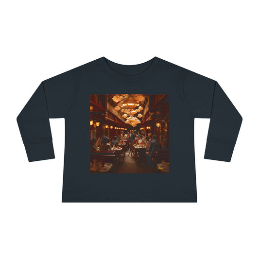 Orient Express Series Print #8 Toddler Long Sleeve Tee