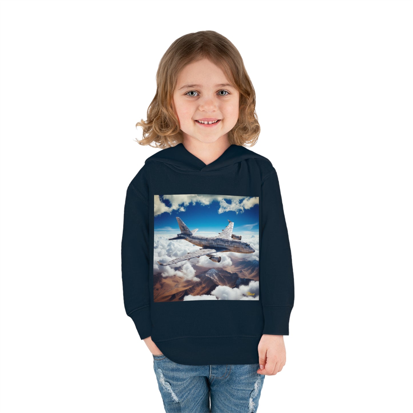 Frequent Flyer Miles Series Print #9 Toddler Pullover Fleece Hoodie