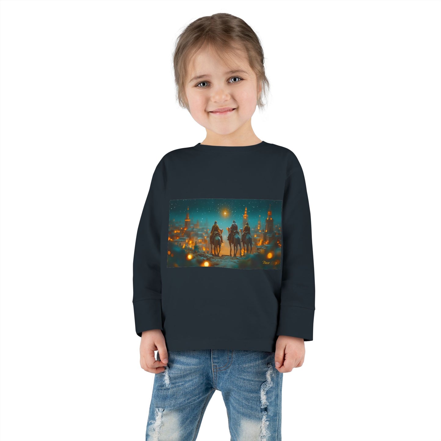 Chirstmas 2024 Series Print #9 Toddler Long Sleeve Tee