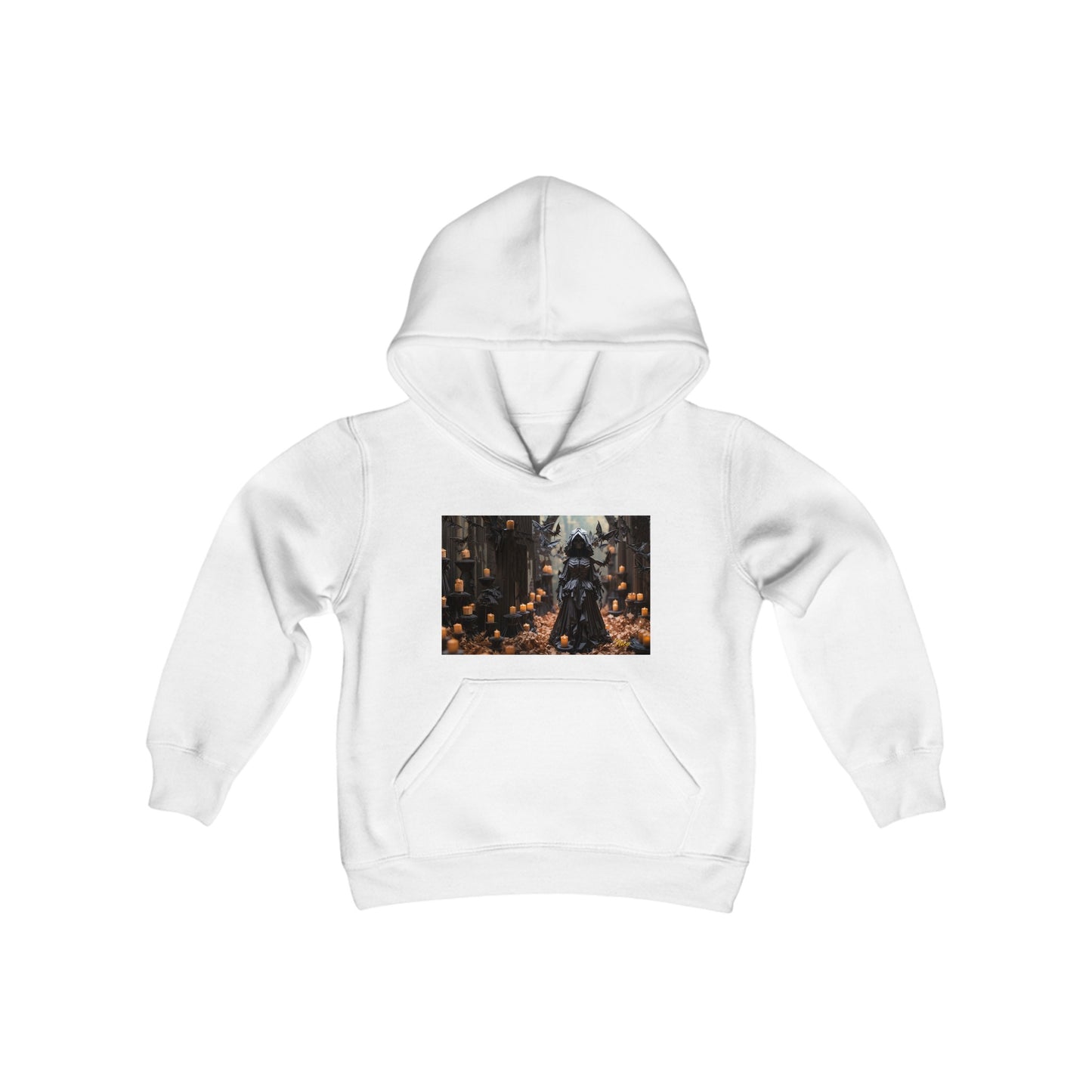 Halloween 2024 Series Print #5 Youth Heavy Blend Hooded Sweatshirt