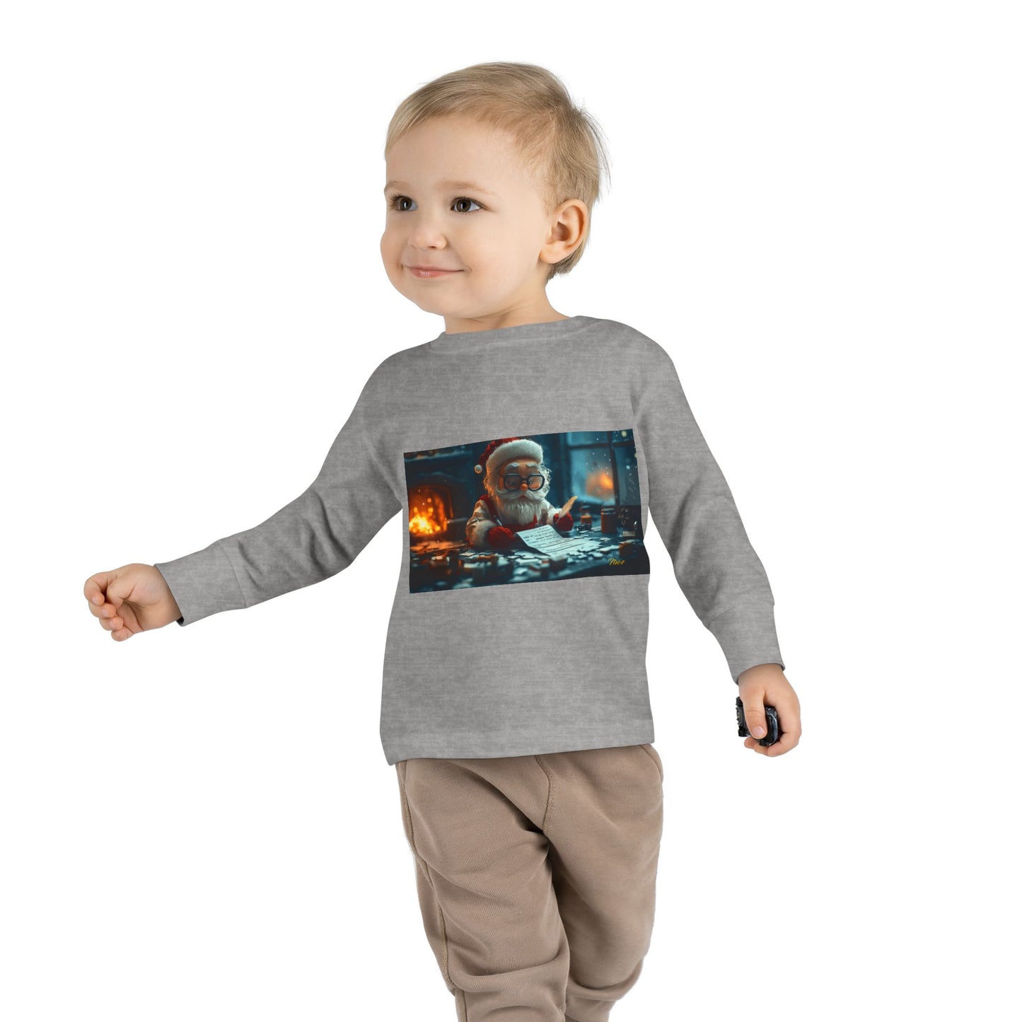 Chirstmas 2024 Series Print #1 Toddler Long Sleeve Tee