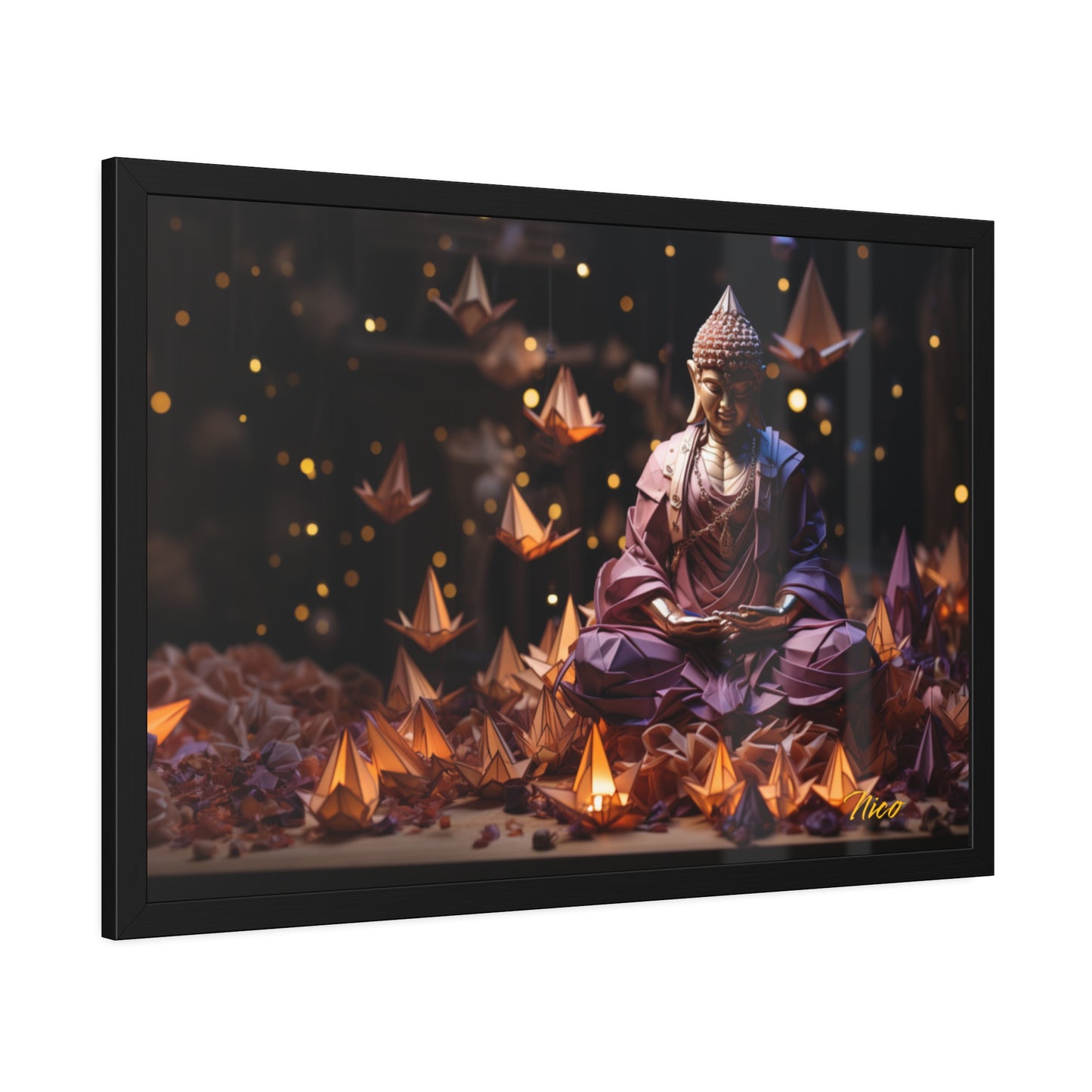 Ascending Buddha Series Print #6 - Framed Fine Art Paper Print