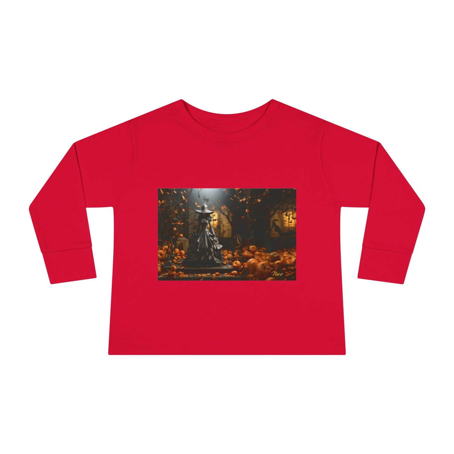 Halloween 2024 Series Print #10 Toddler Long Sleeve Tee