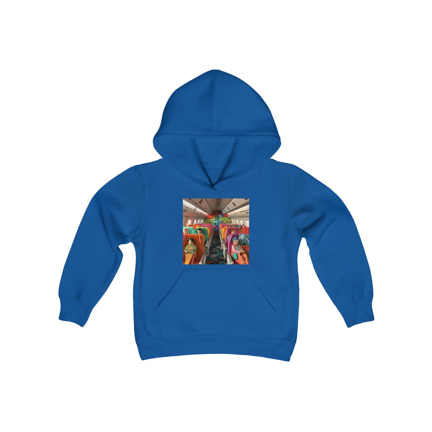 Frequent Flyer Miles Series Print #2 Youth Heavy Blend Hooded Sweatshirt