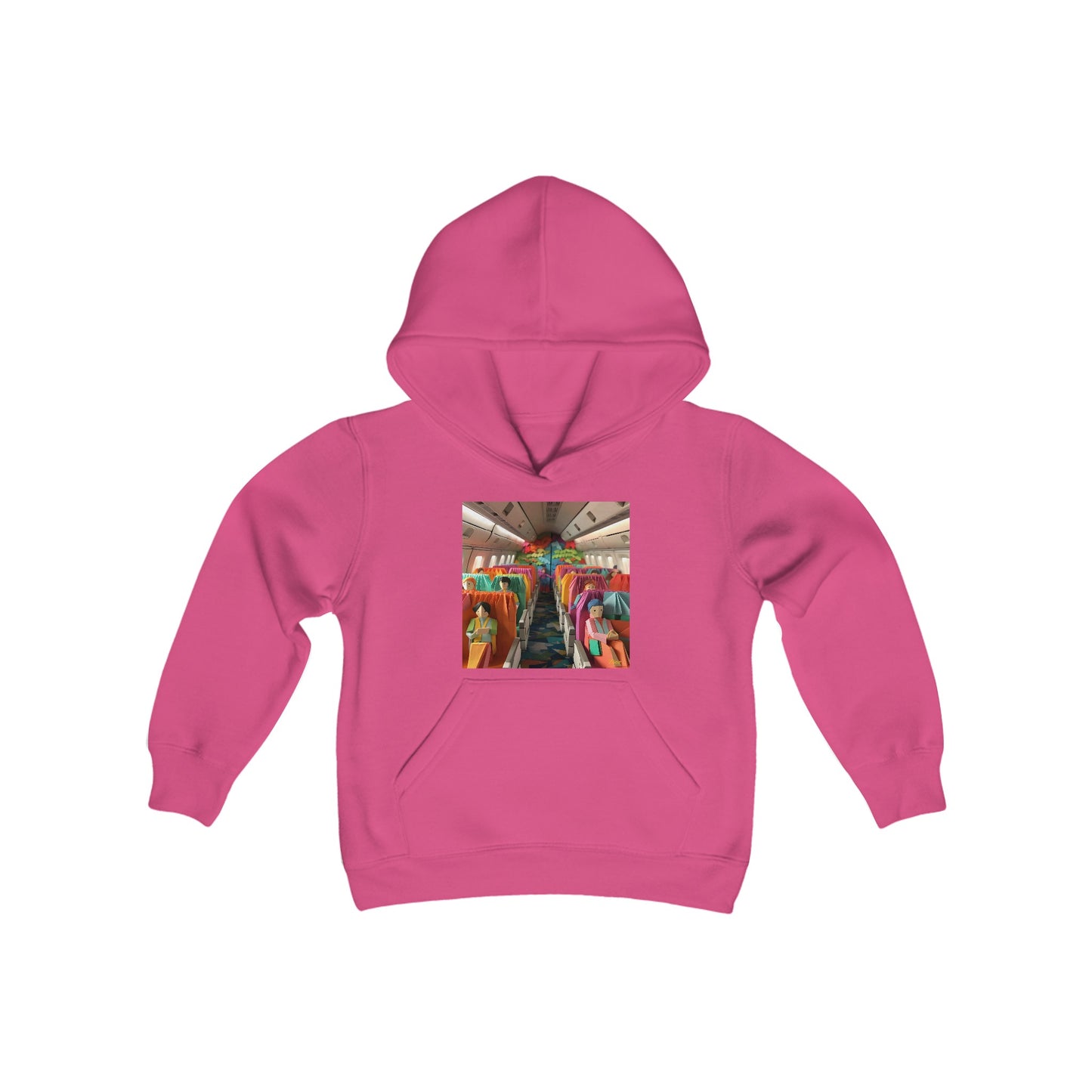 Frequent Flyer Miles Series Print #2 Youth Heavy Blend Hooded Sweatshirt