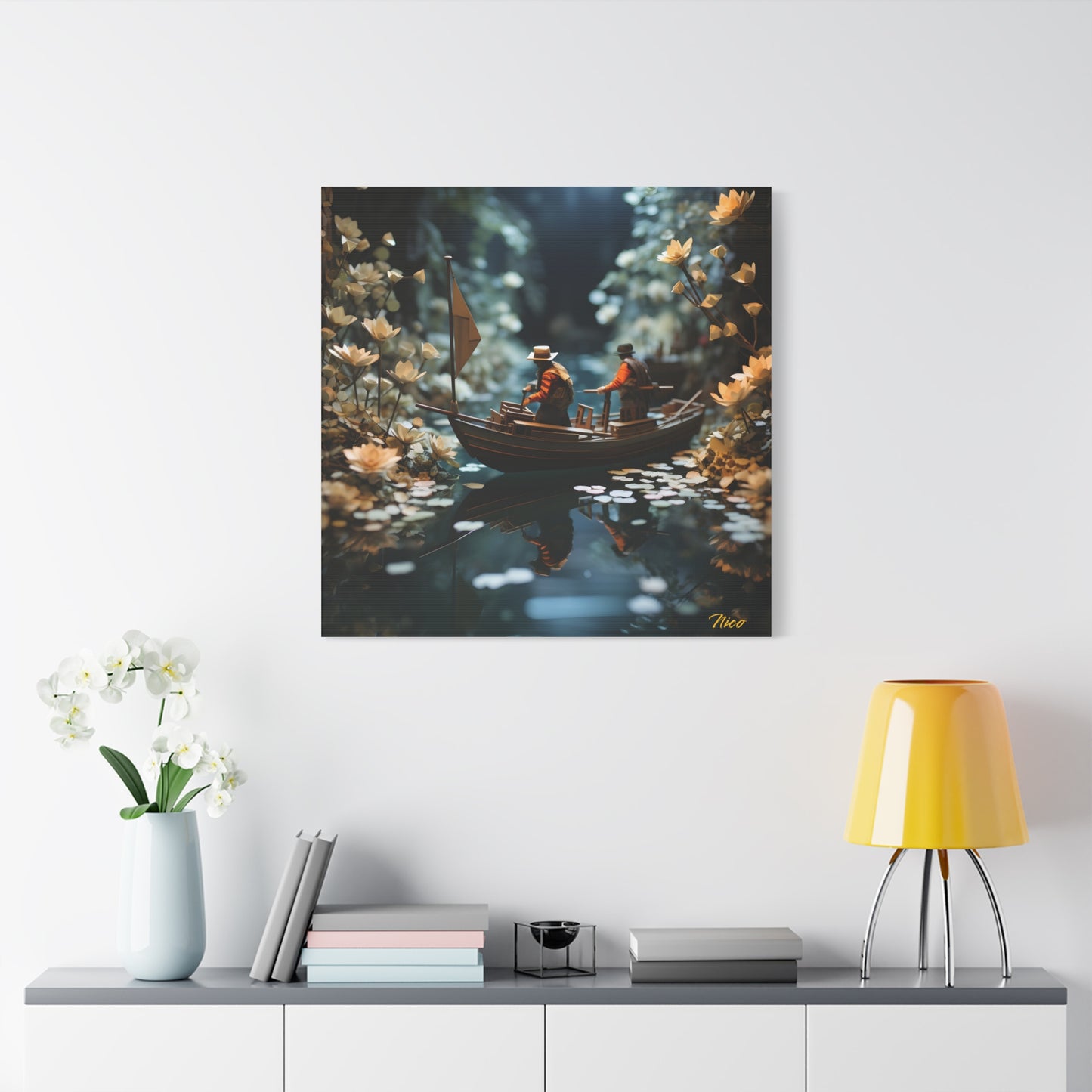 Born On A Bayou Print #10 - Streached Matte Canvas Print, 1.25" Thick