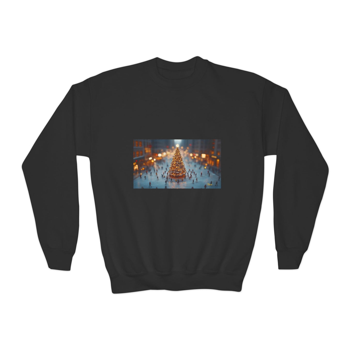 Chirstmas 2024 Series Print #7 Youth Crewneck Sweatshirt