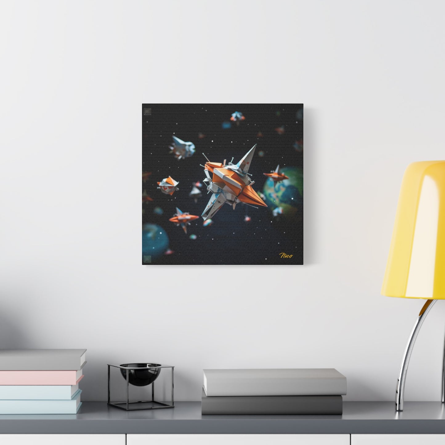 Elons' Dream Series Print #1 - Streched Matte Canvas Print, 1.25" Thick