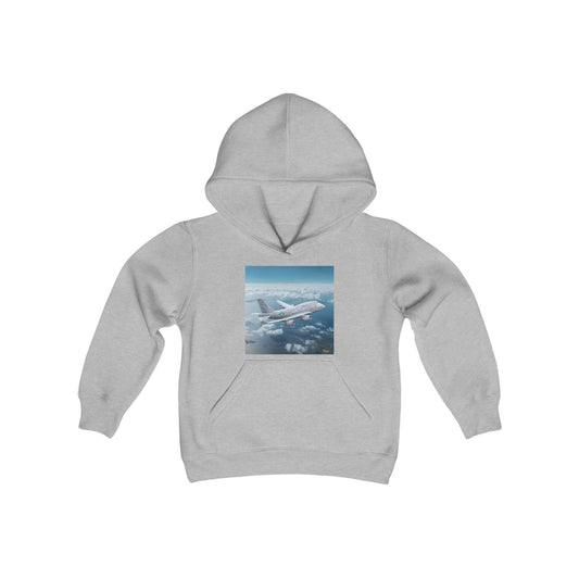 Frequent Flyer Miles Series Print #3 Youth Heavy Blend Hooded Sweatshirt